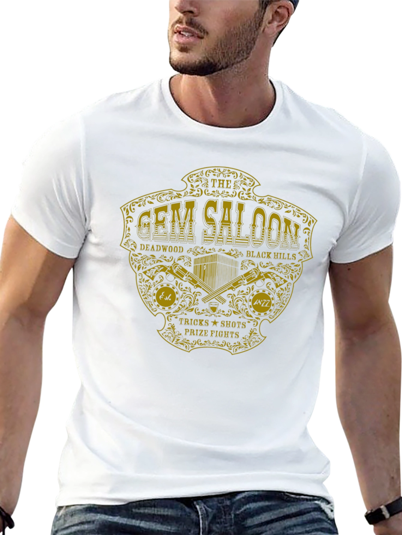 Gem Saloon Black T-Shirt