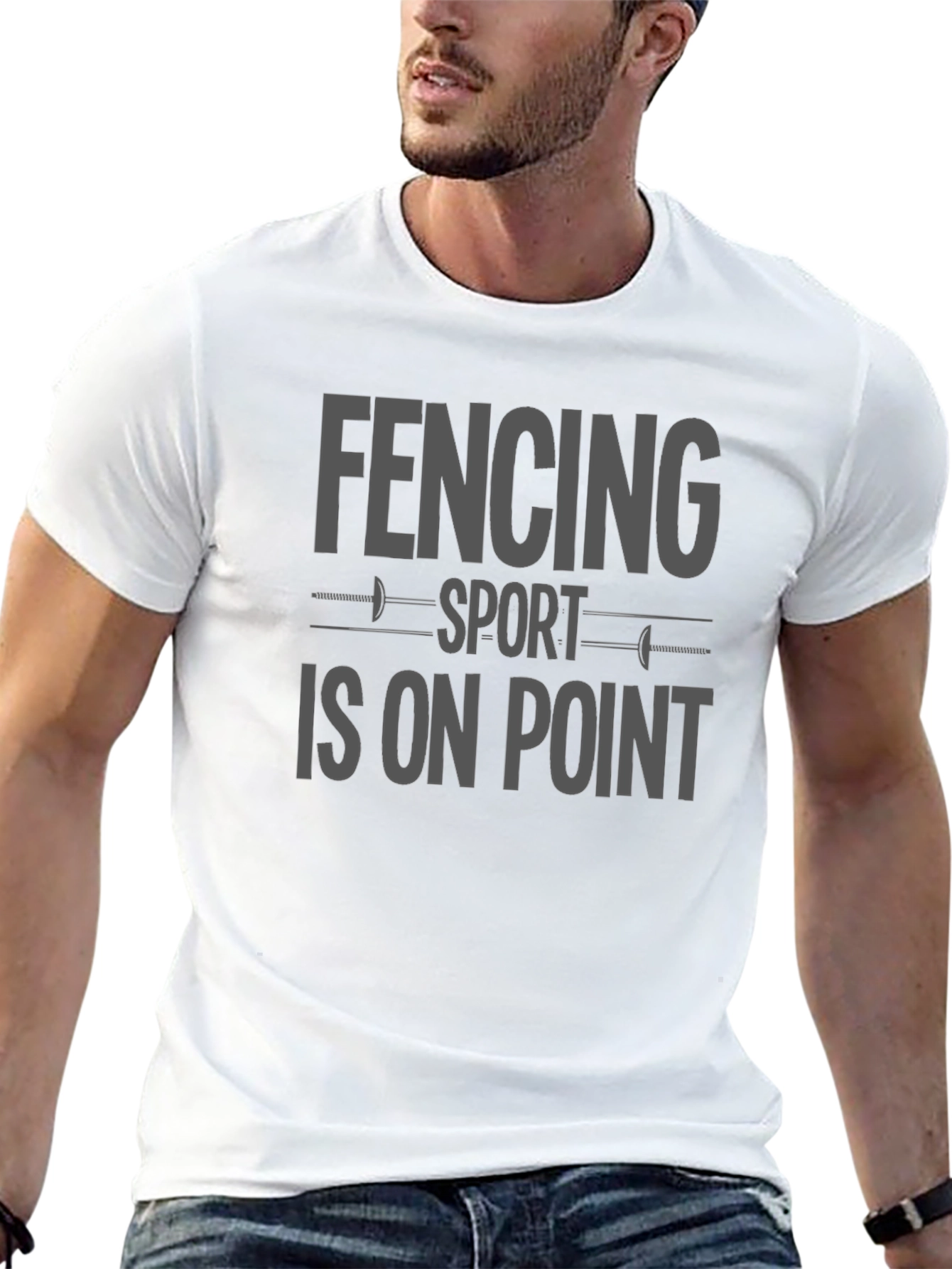 Fencing Sport Is On Point Graphic T-Shirt