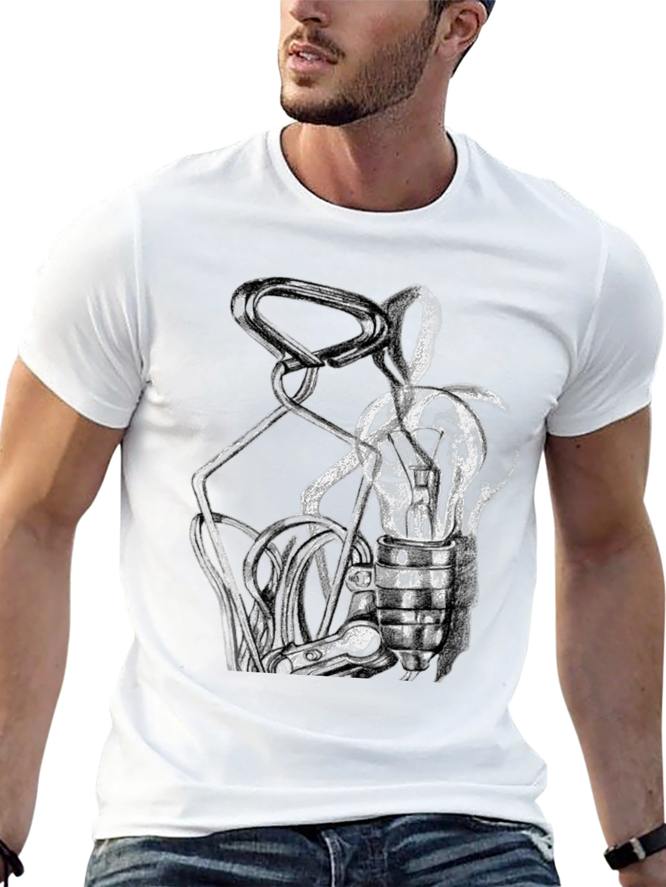 Abstract Art Black T-Shirt