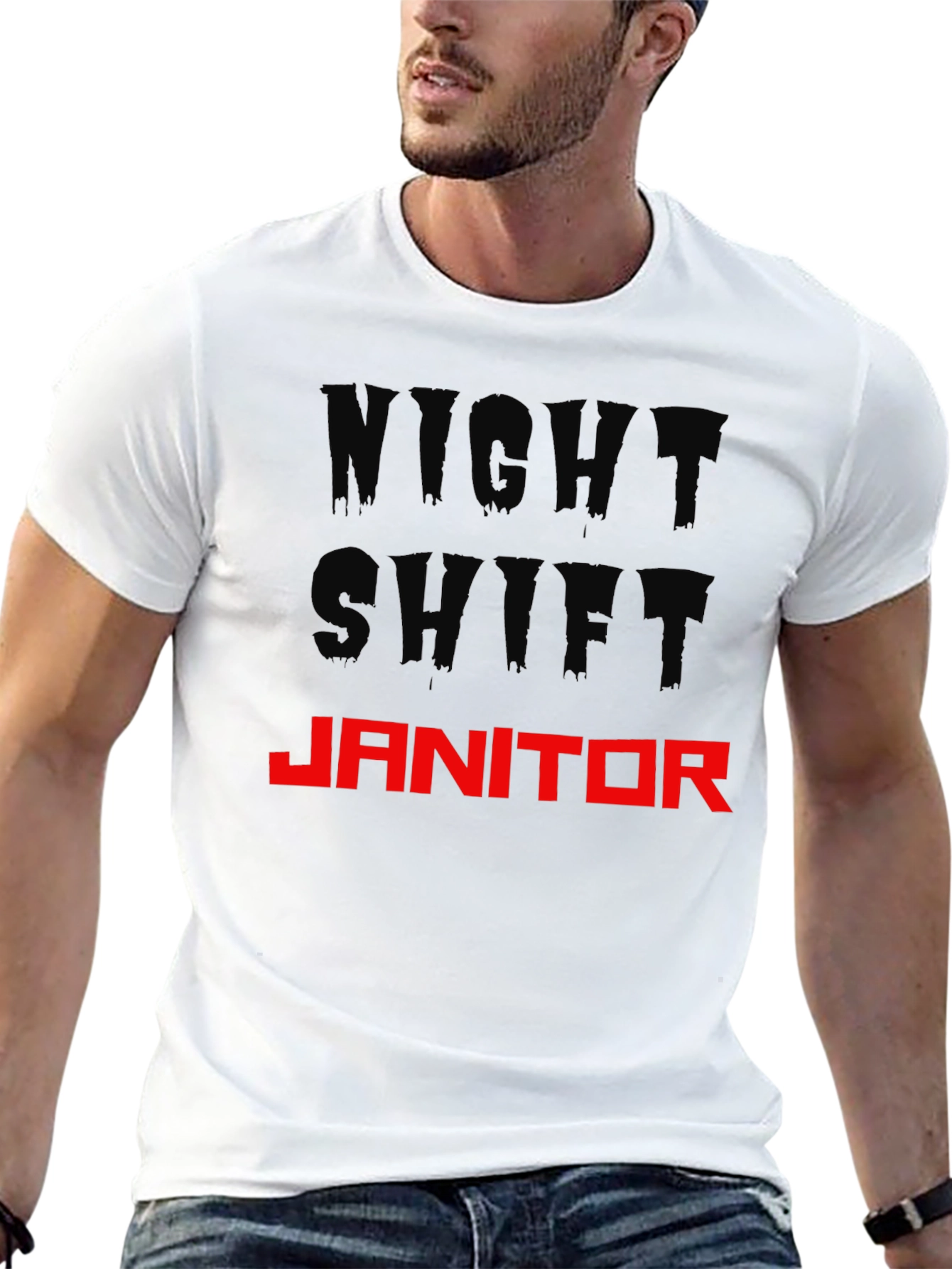 Night Shift Janitor Graphic T-Shirt