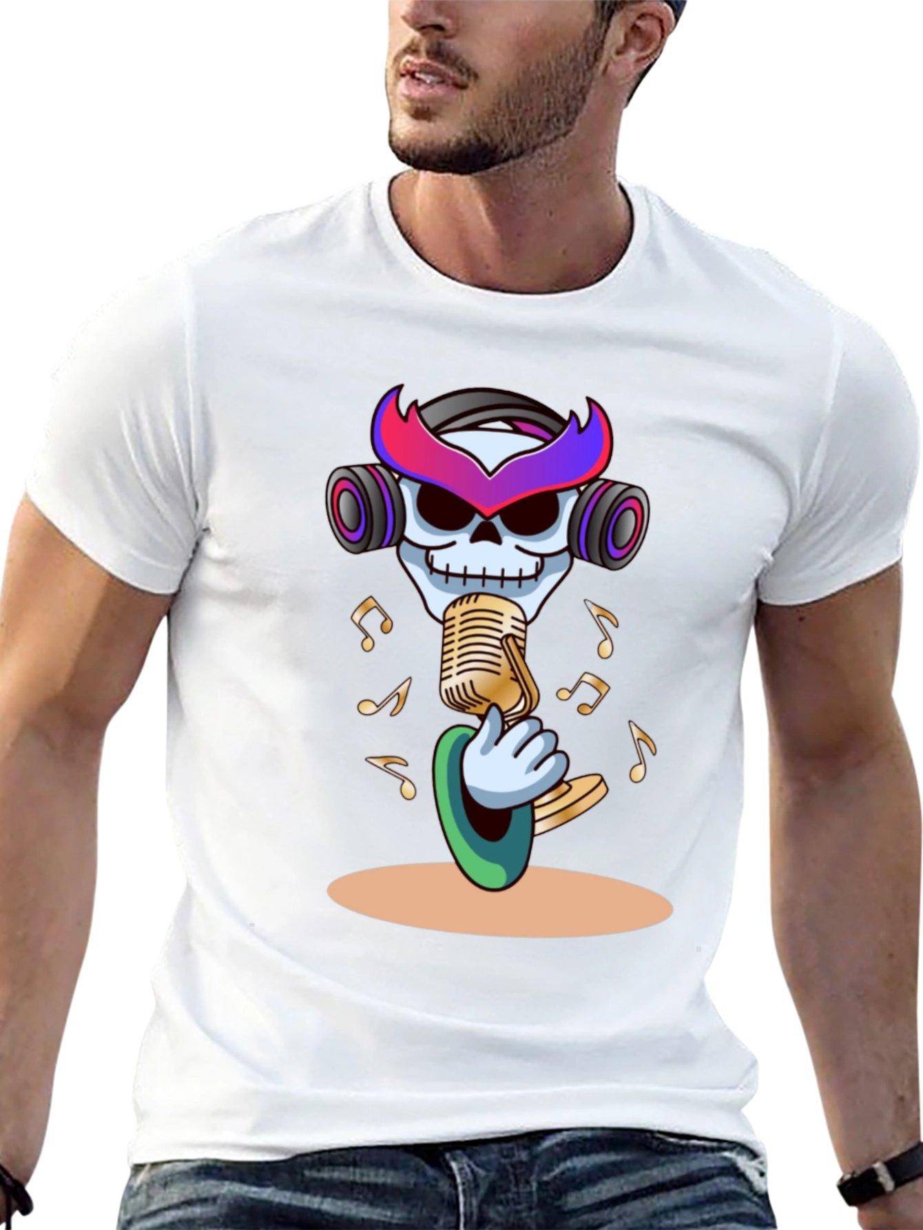 Skull DJ T-Shirt