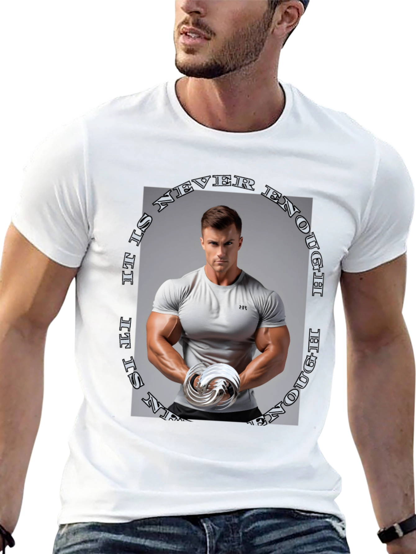 Never Enough Graphic Tee - Black