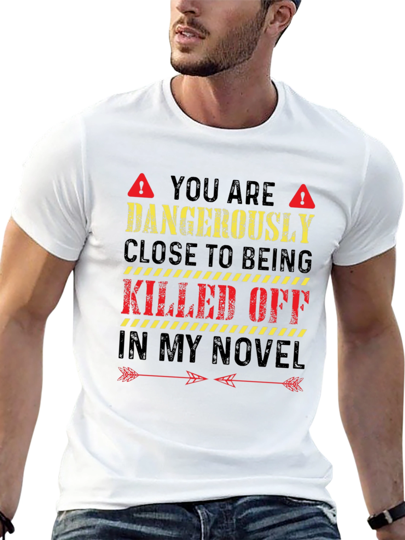 Dangerously Close Novel Writer T-Shirt