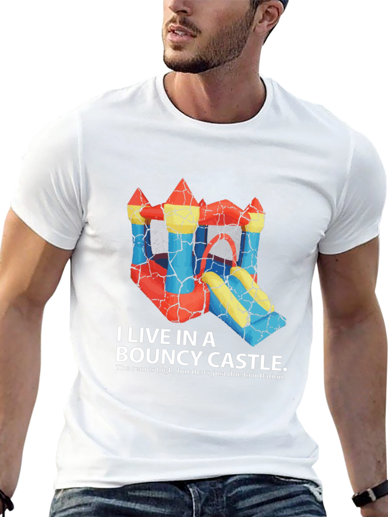 Bouncy Castle T-Shirt - Funny Inflation Tee