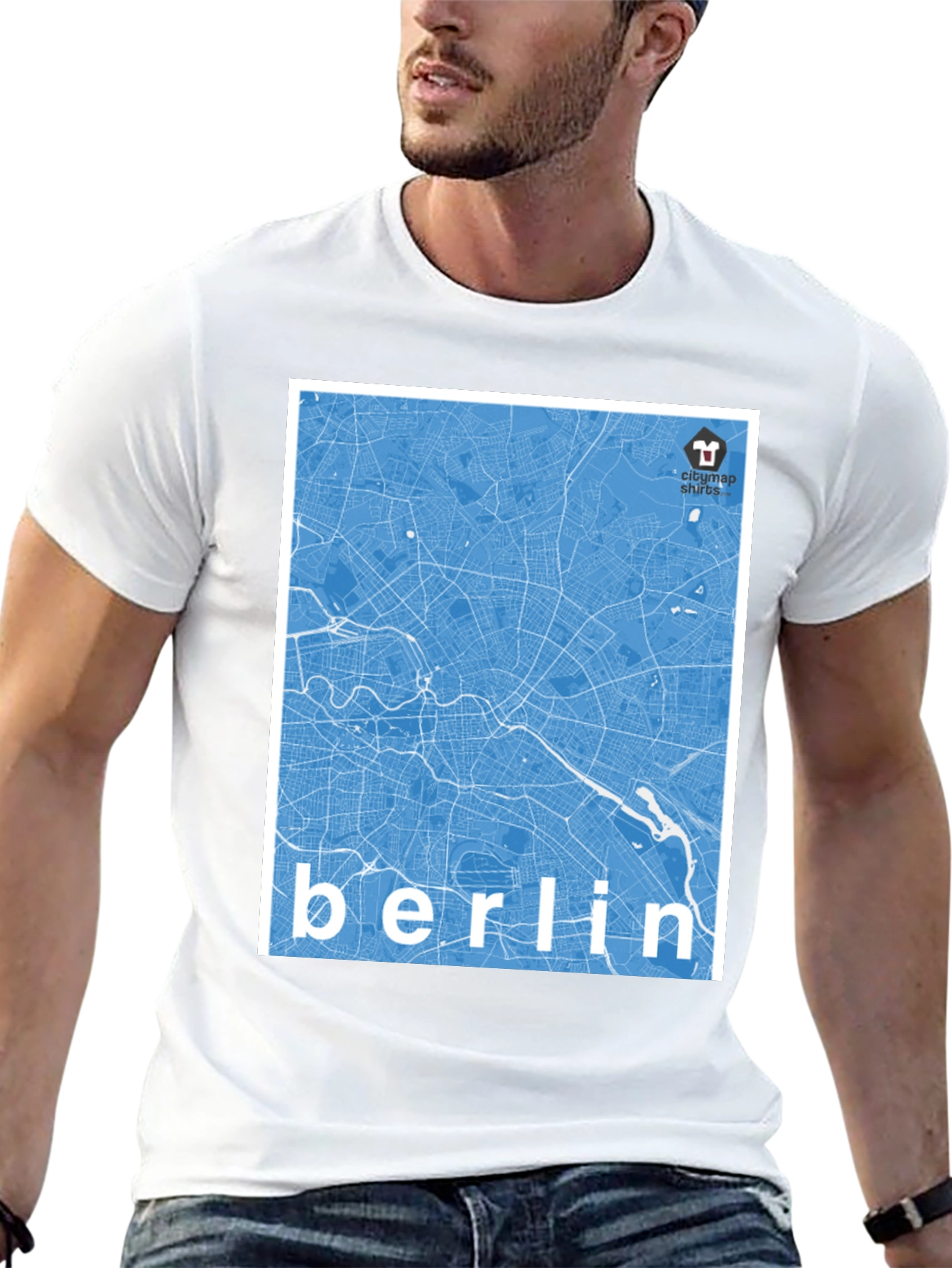 Berlin City Map T-Shirt - Urban Style