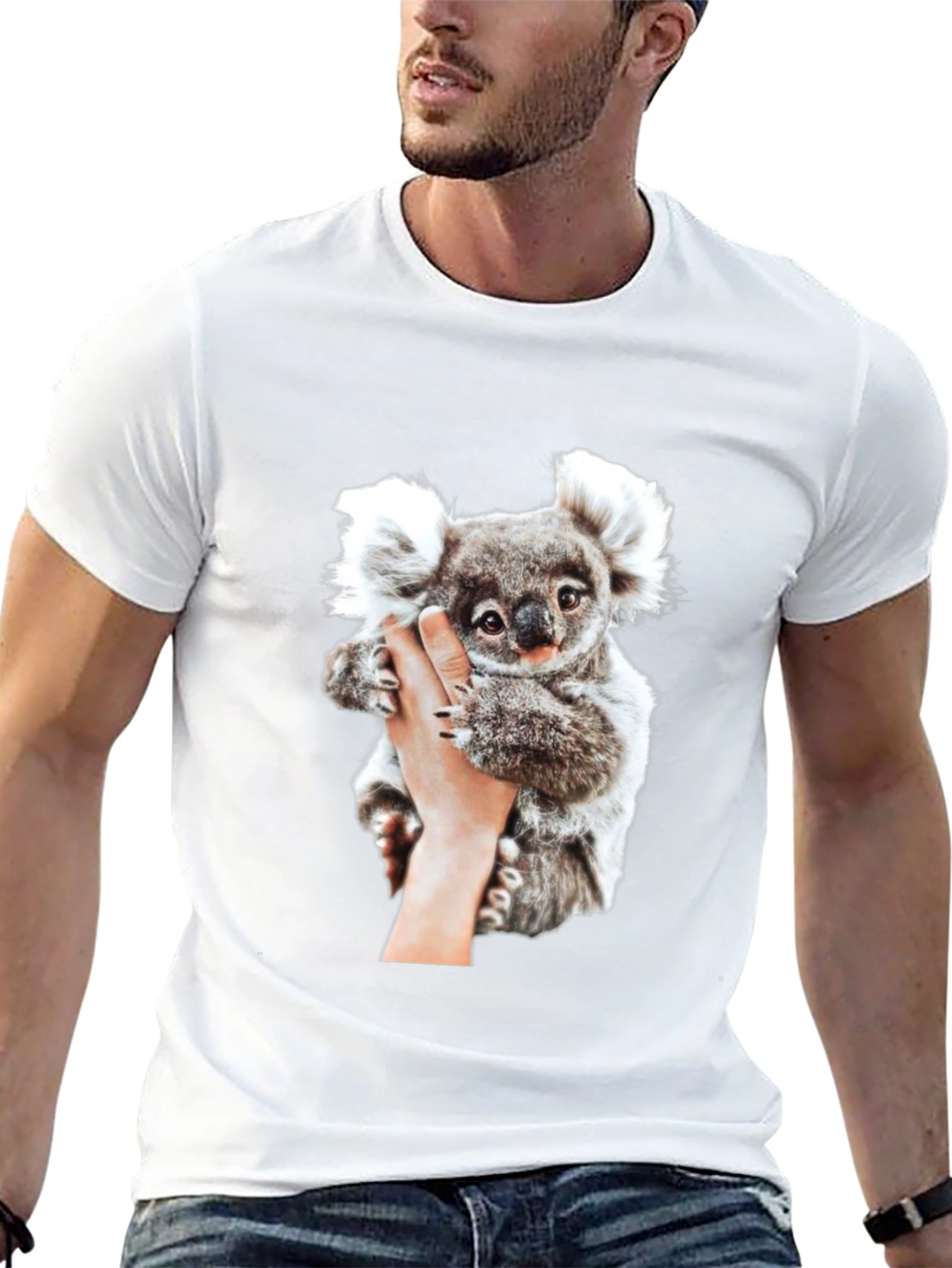 Koala Bear Graphic Tee - Soft Cotton Comfort