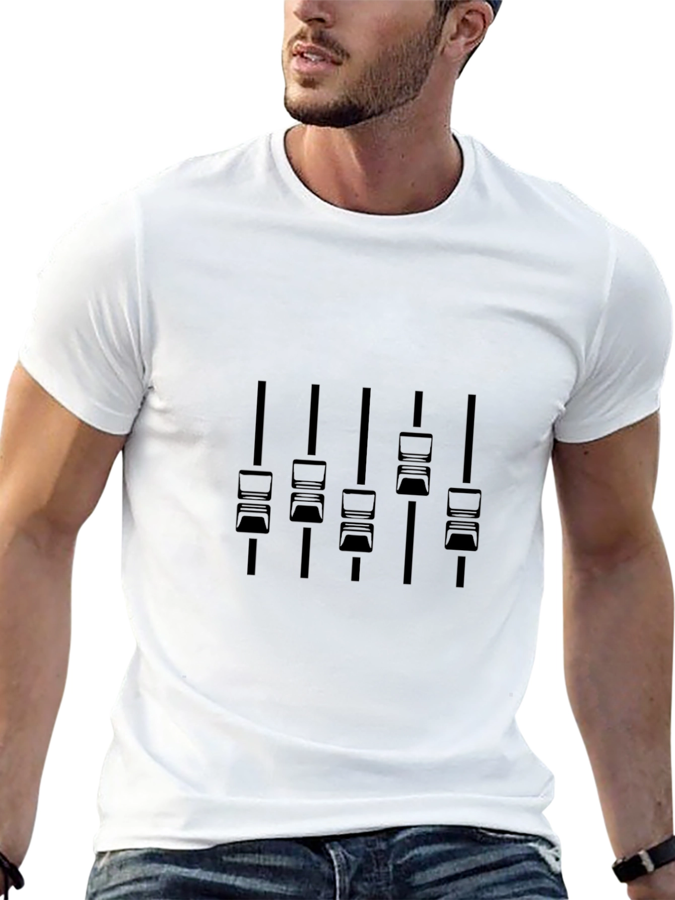 DJ Mixer Graphic Tee - Cool Music Lover Shirt