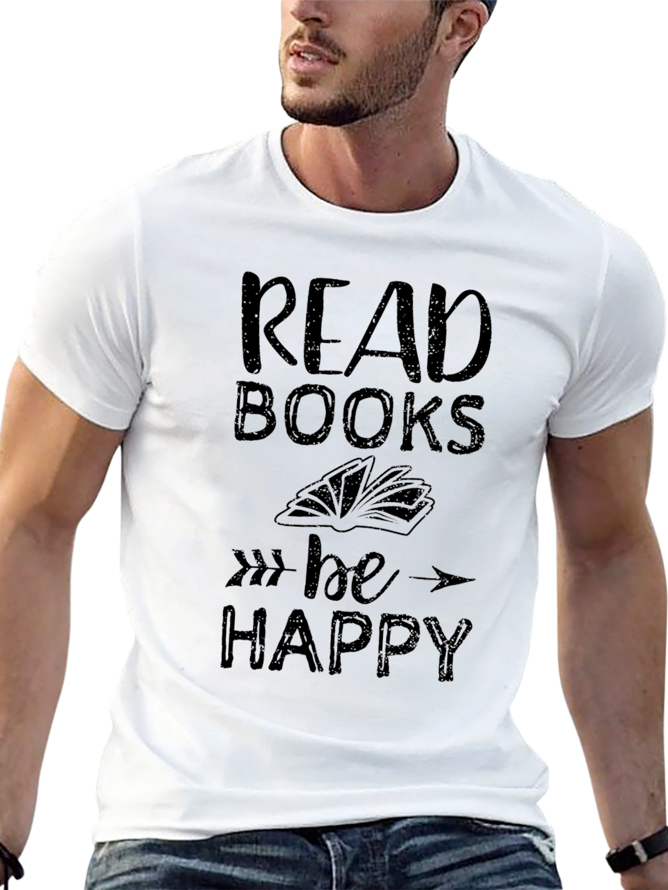 Read Books Be Happy Graphic T-Shirt