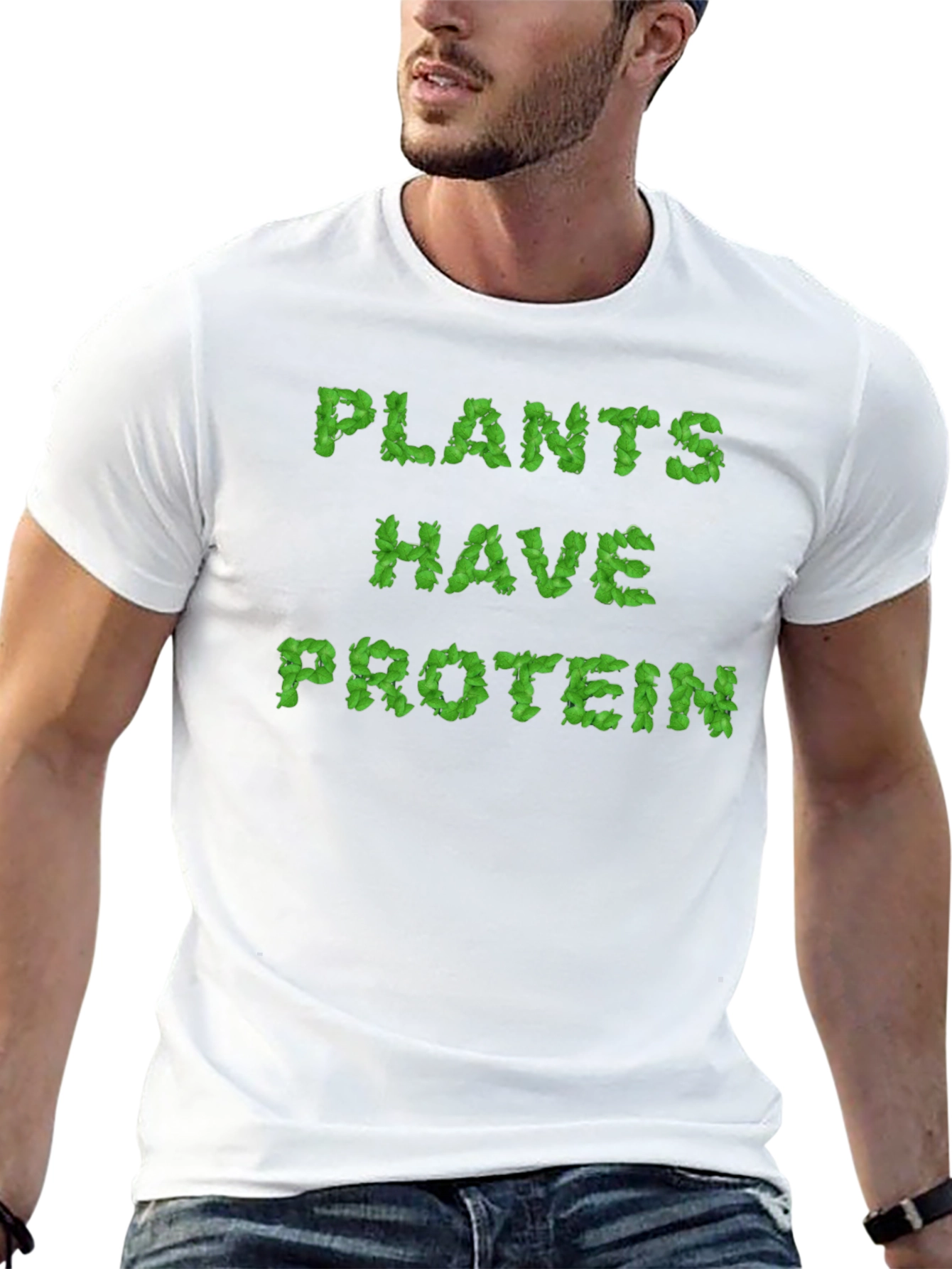 Plants Have Protein T-Shirt - Vegan Power!