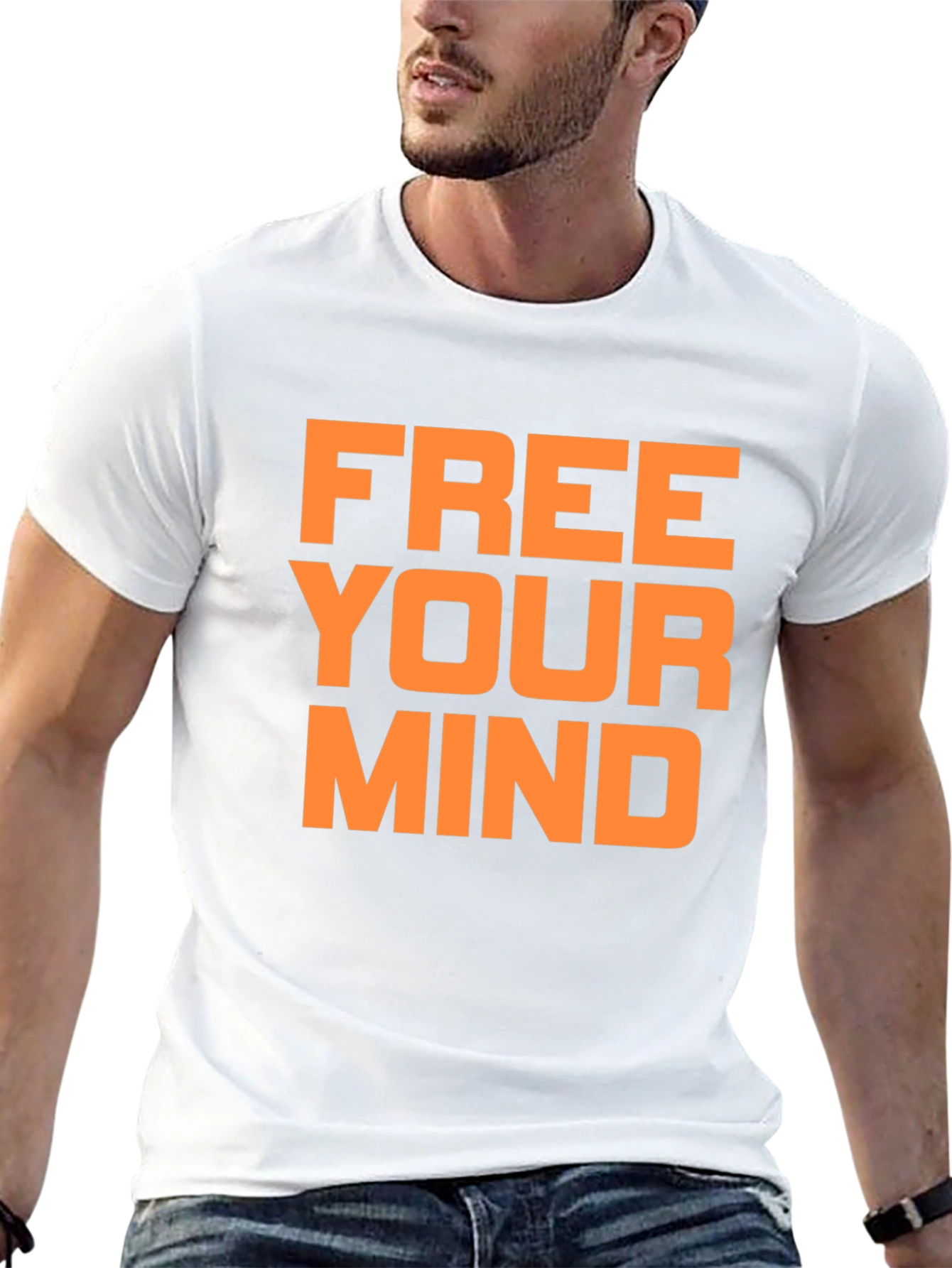 Free Your Mind Graphic Tee - Unisex Black T-Shirt