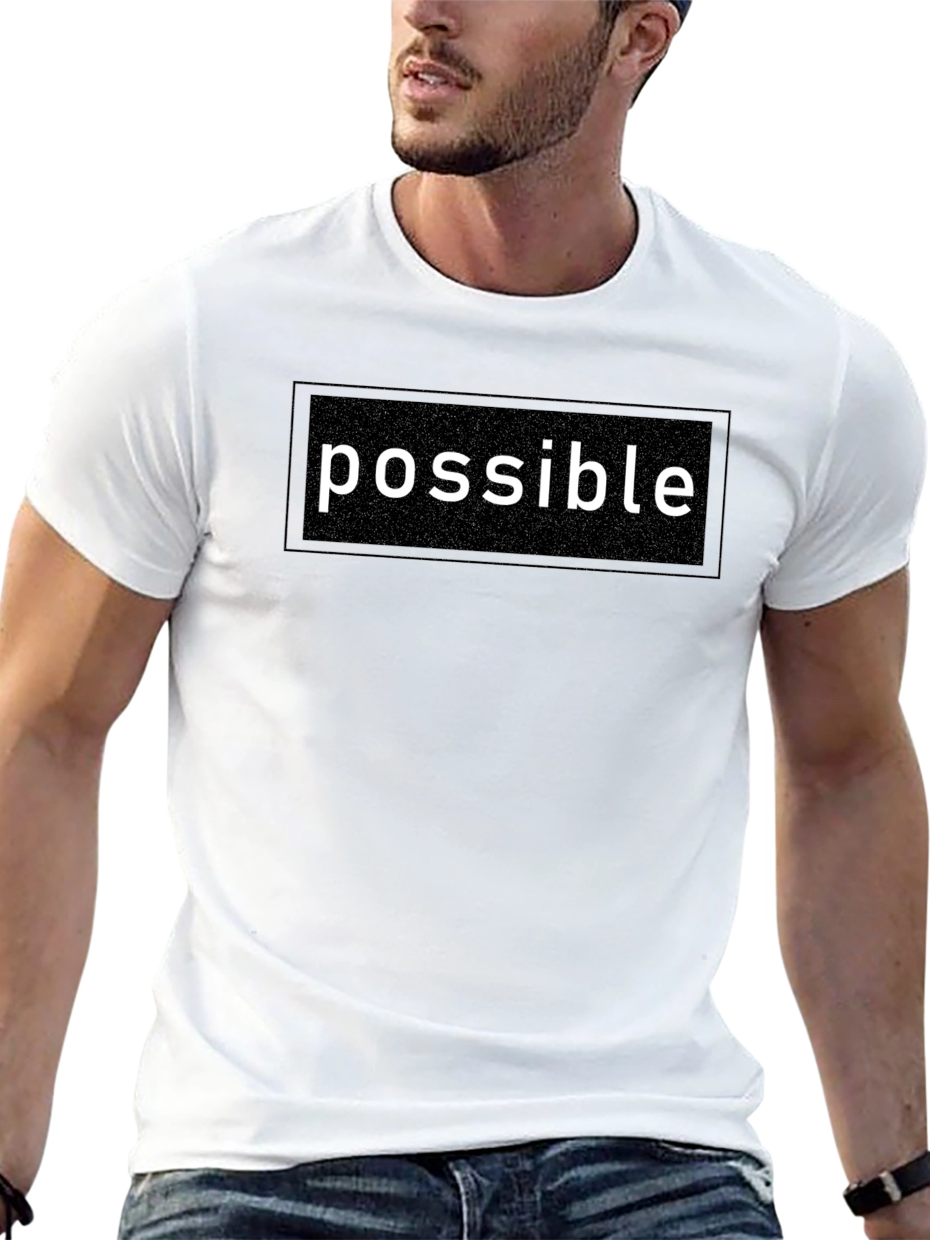 Possible T-Shirt - Black Graphic Tee