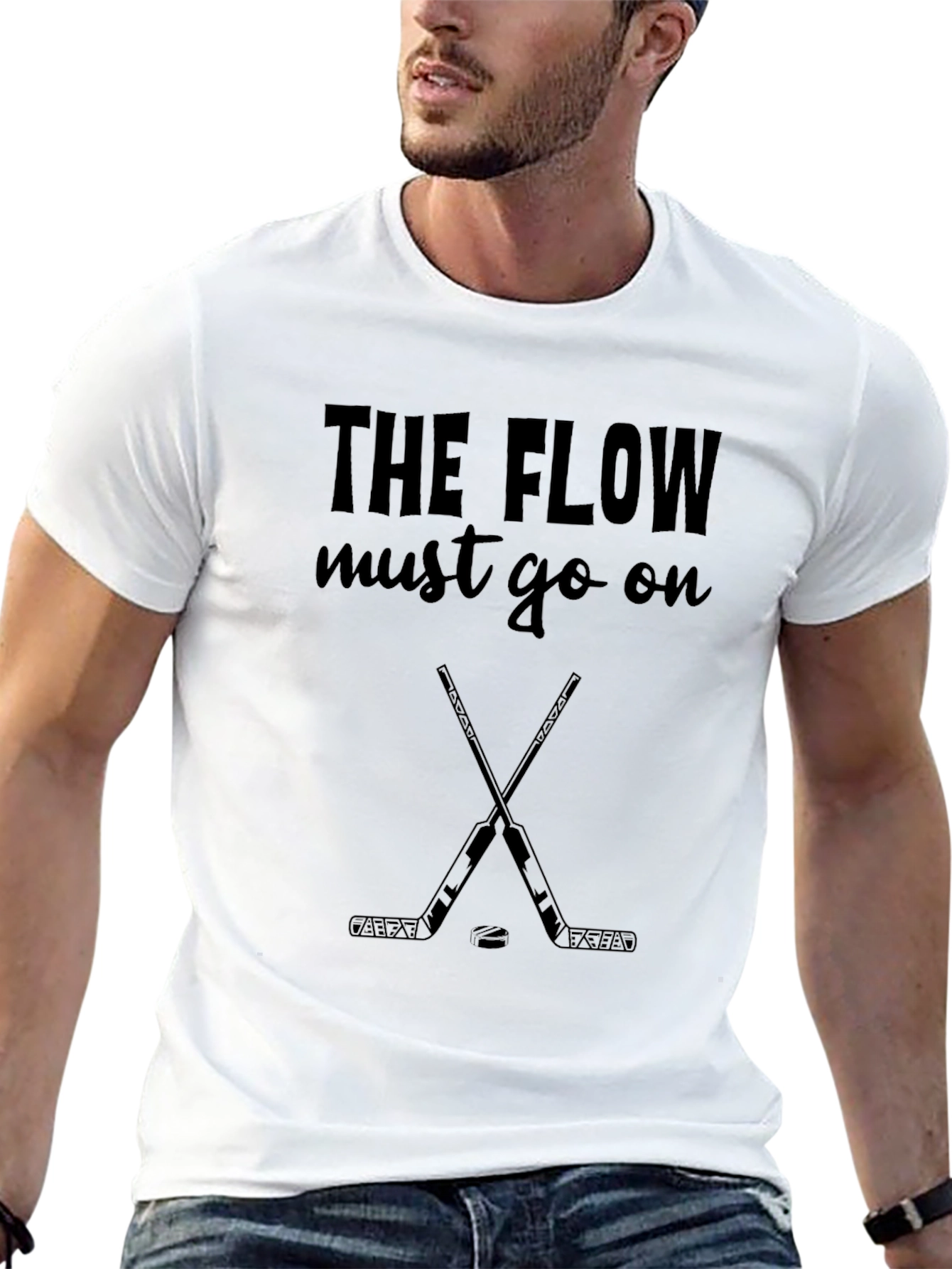 The Flow Must Go On Hockey T-Shirt