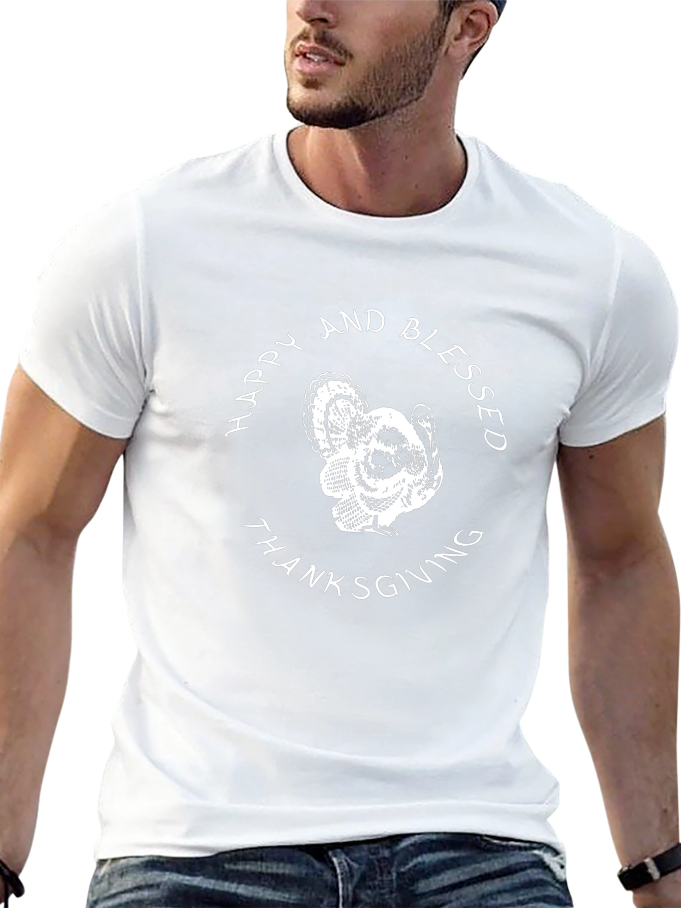 Happy and Blessed Thanksgiving Turkey T-Shirt