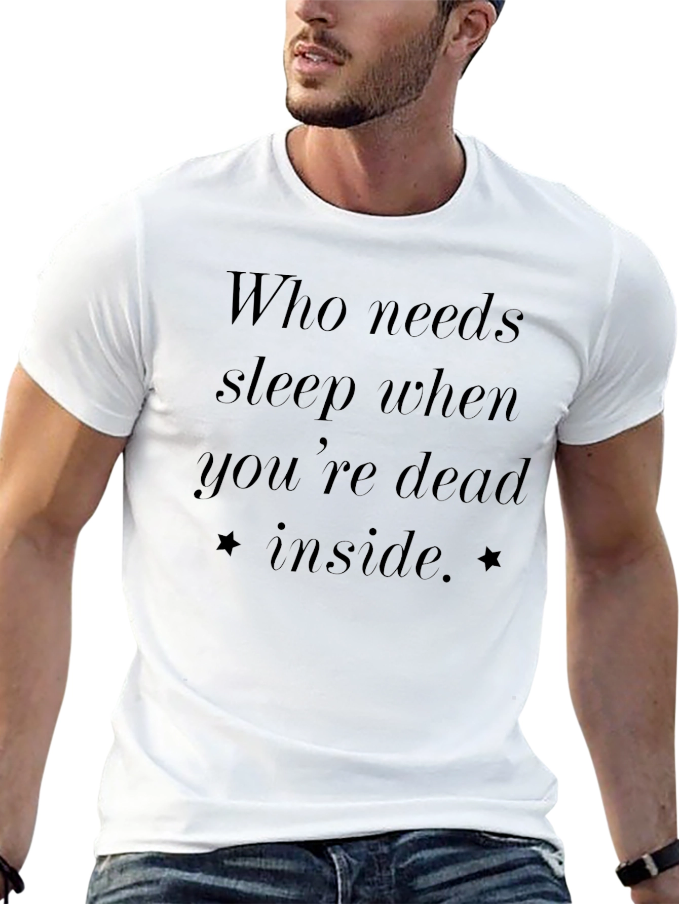 Who Needs Sleep T-Shirt - Funny Sarcastic Tee