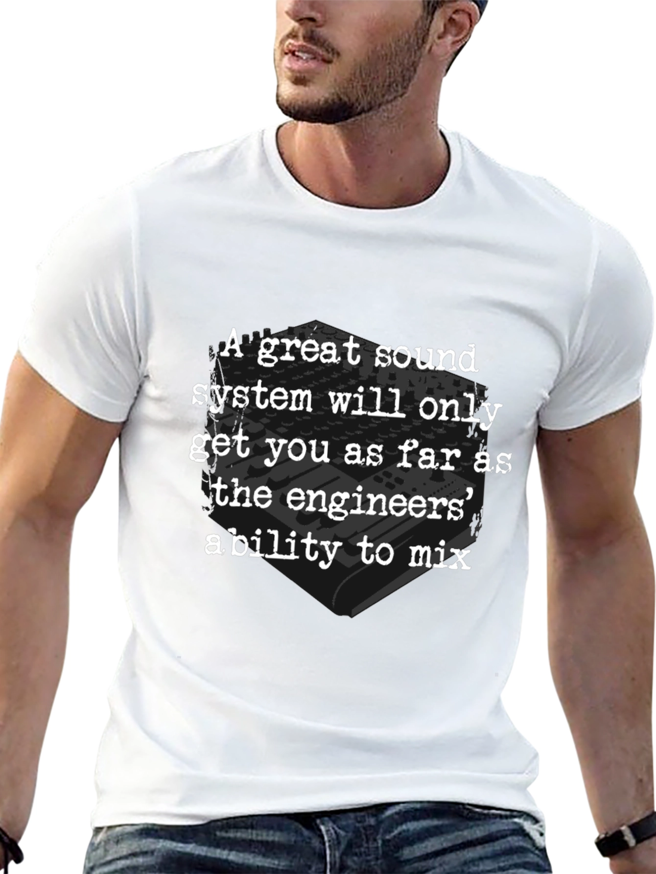 Sound Engineer T-Shirt - Audio Mixing Funny Tee