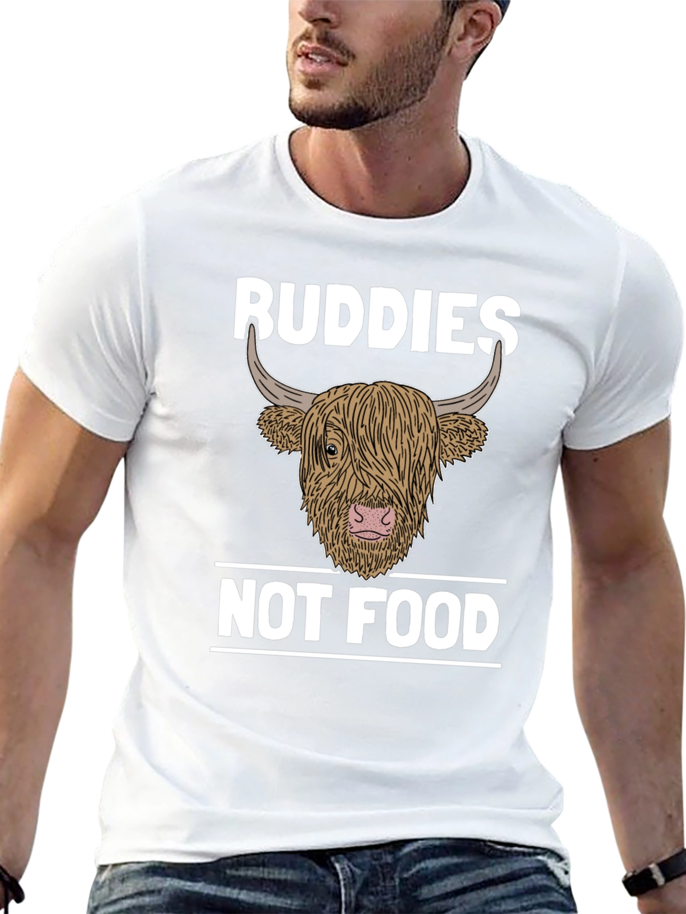 Buddies Not Food Graphic Tee