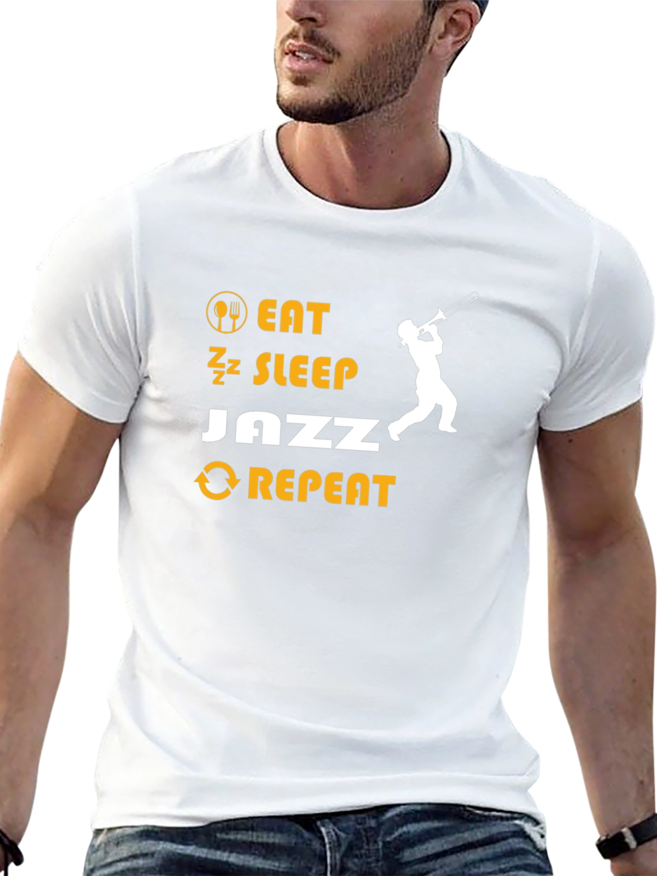 Eat Sleep Jazz Repeat T-Shirt