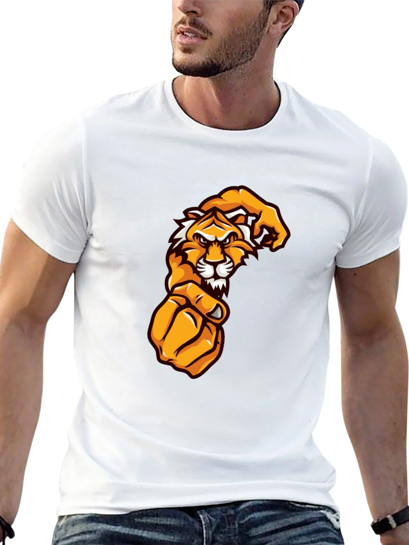Bold Tiger Graphic Tee - Unleash Your Wild Side!