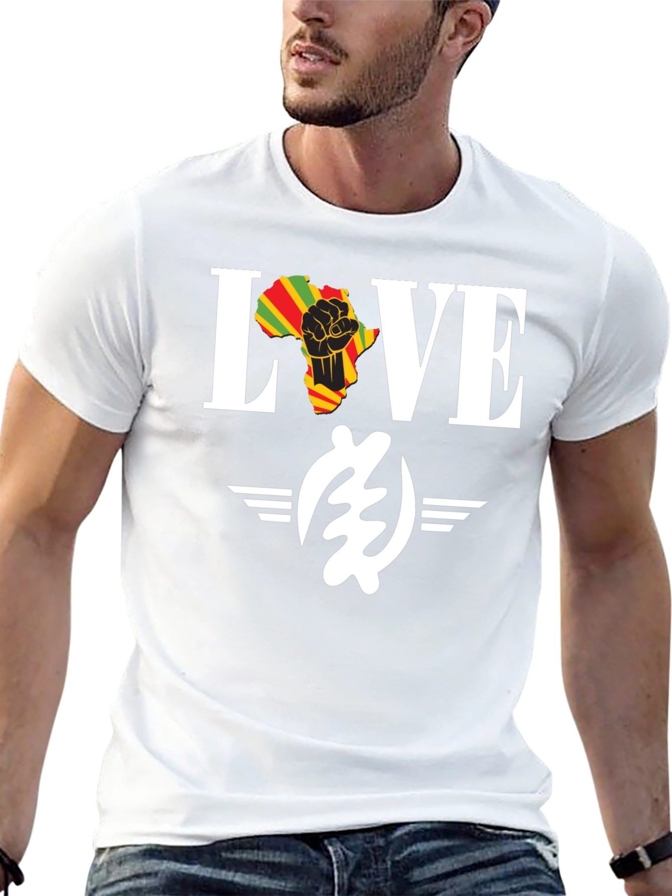 Love Africa Black History Month T-Shirt