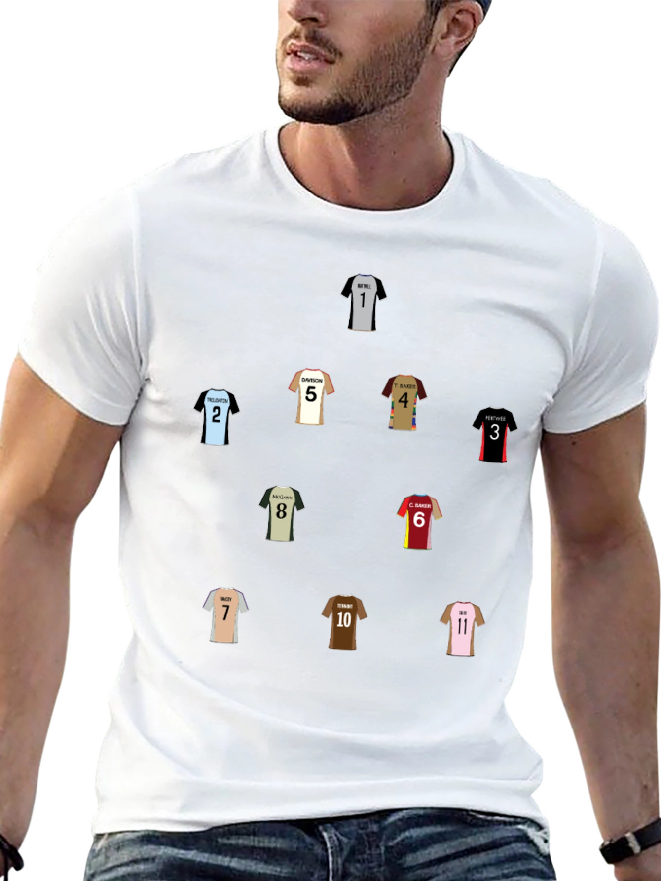 Soccer Squad Graphic Tee - Black