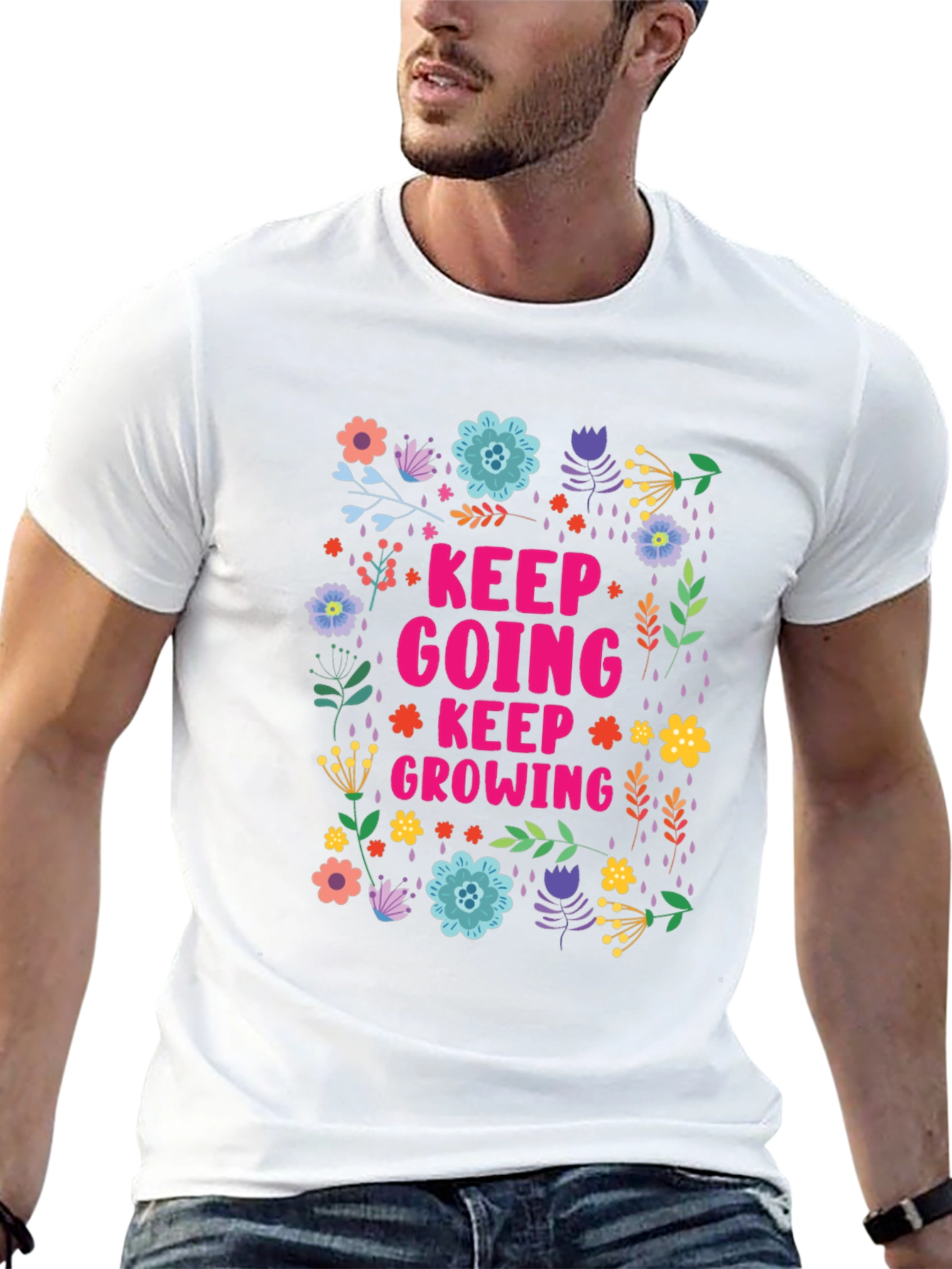 Keep Going Keep Growing Graphic Tee