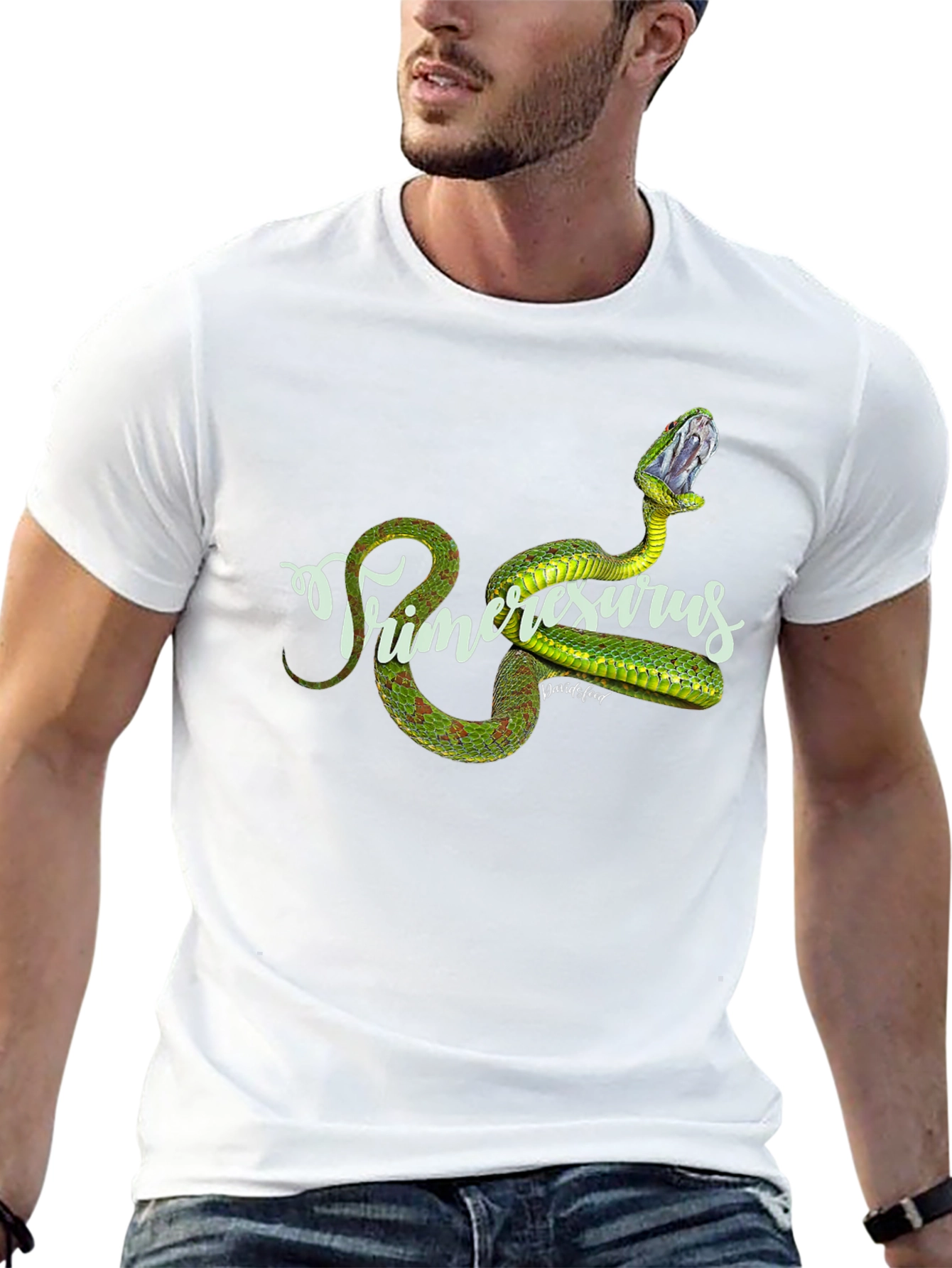 Primeresurus Snake Graphic Black T-Shirt