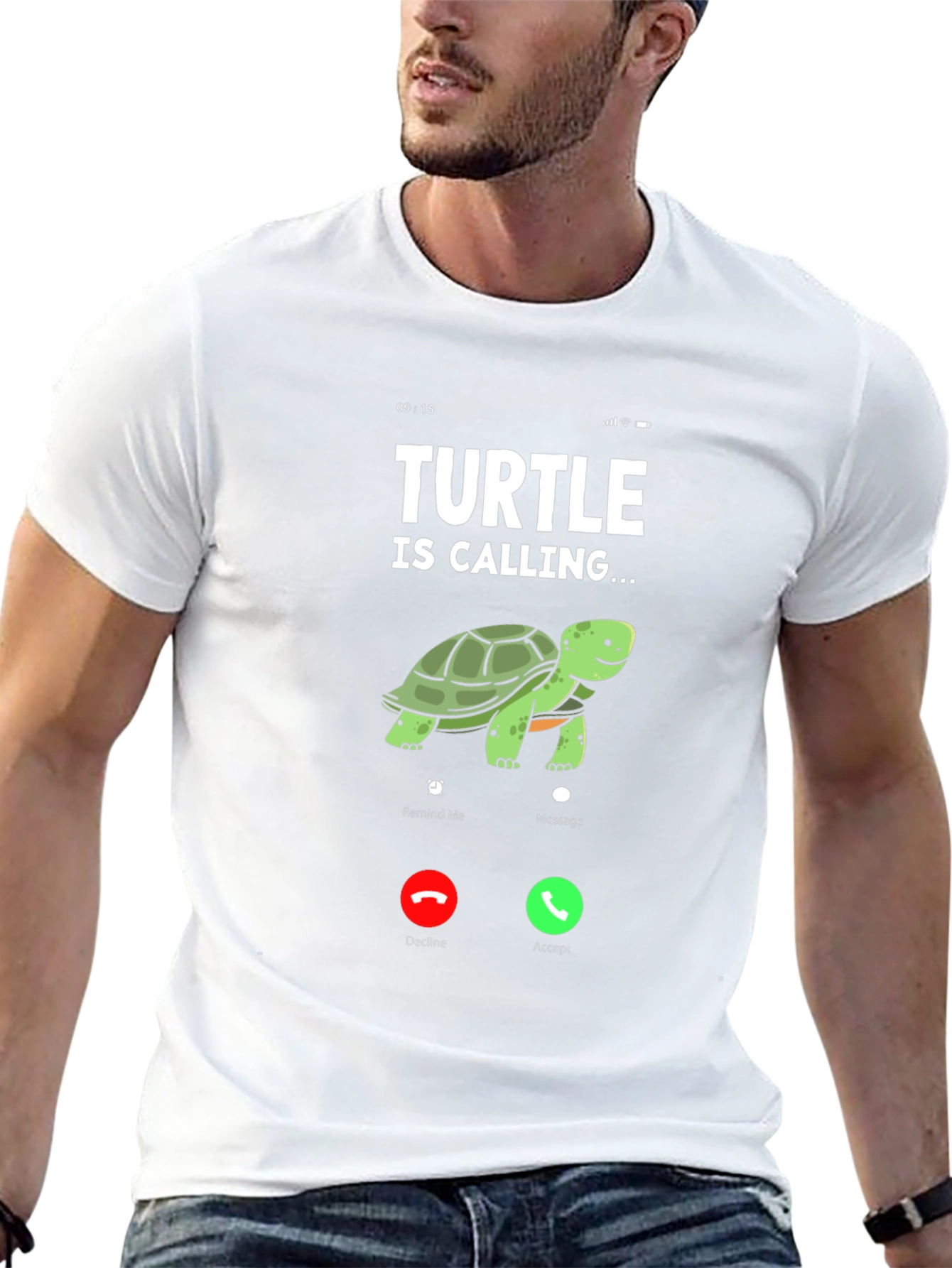 Turtle Is Calling T-Shirt - Funny Animal Lover Tee