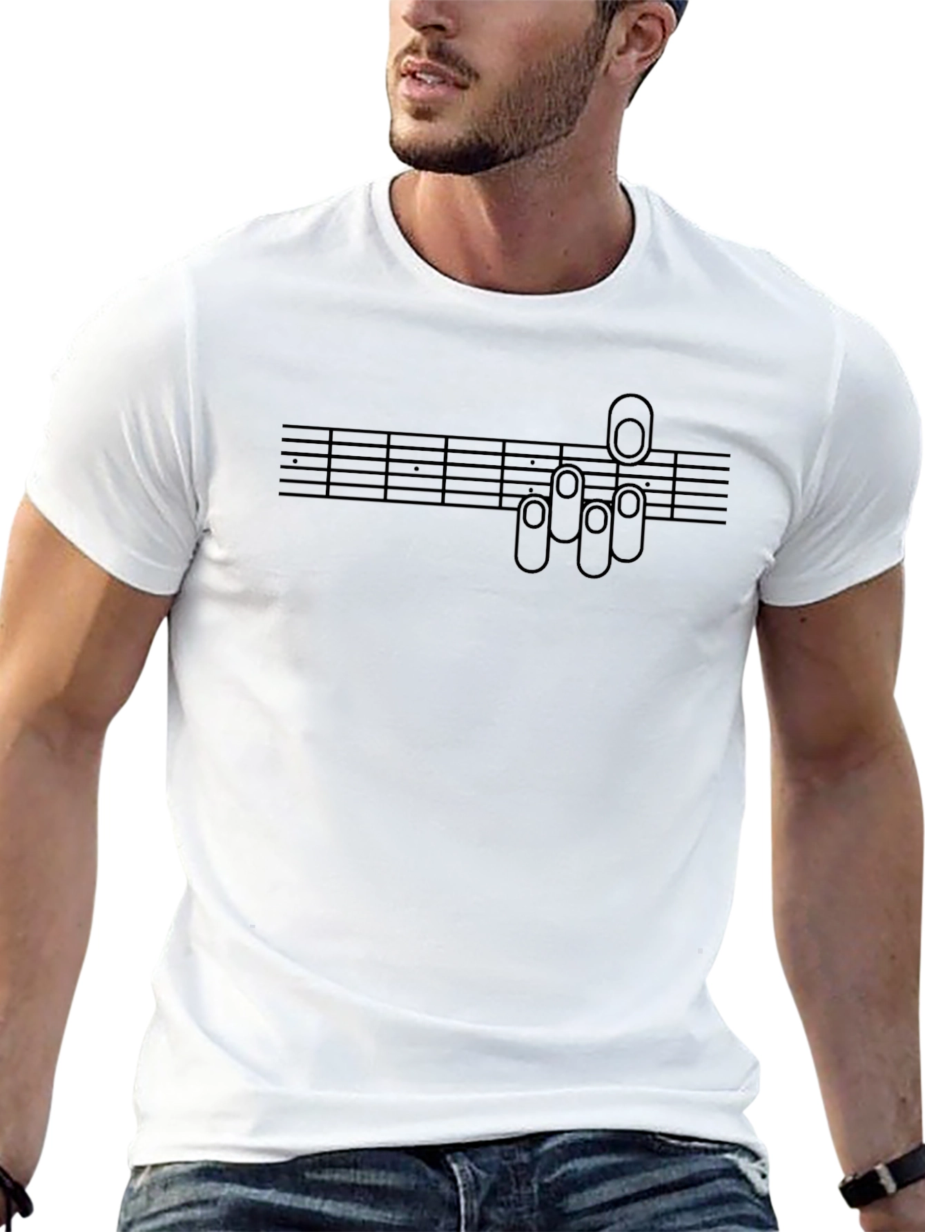 Guitar Chord T-Shirt - Musician Style