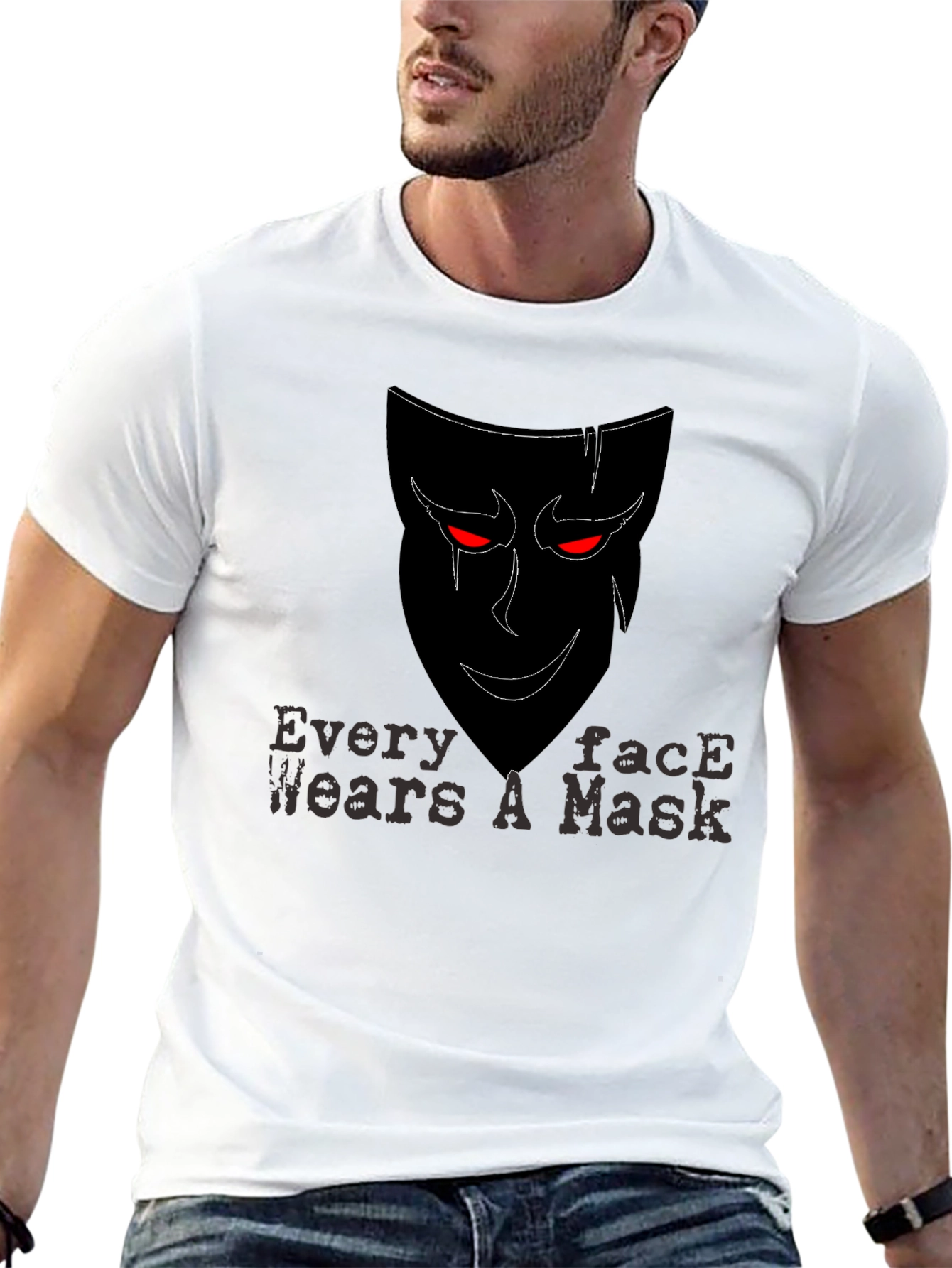 Every Face Wears a Mask T-Shirt