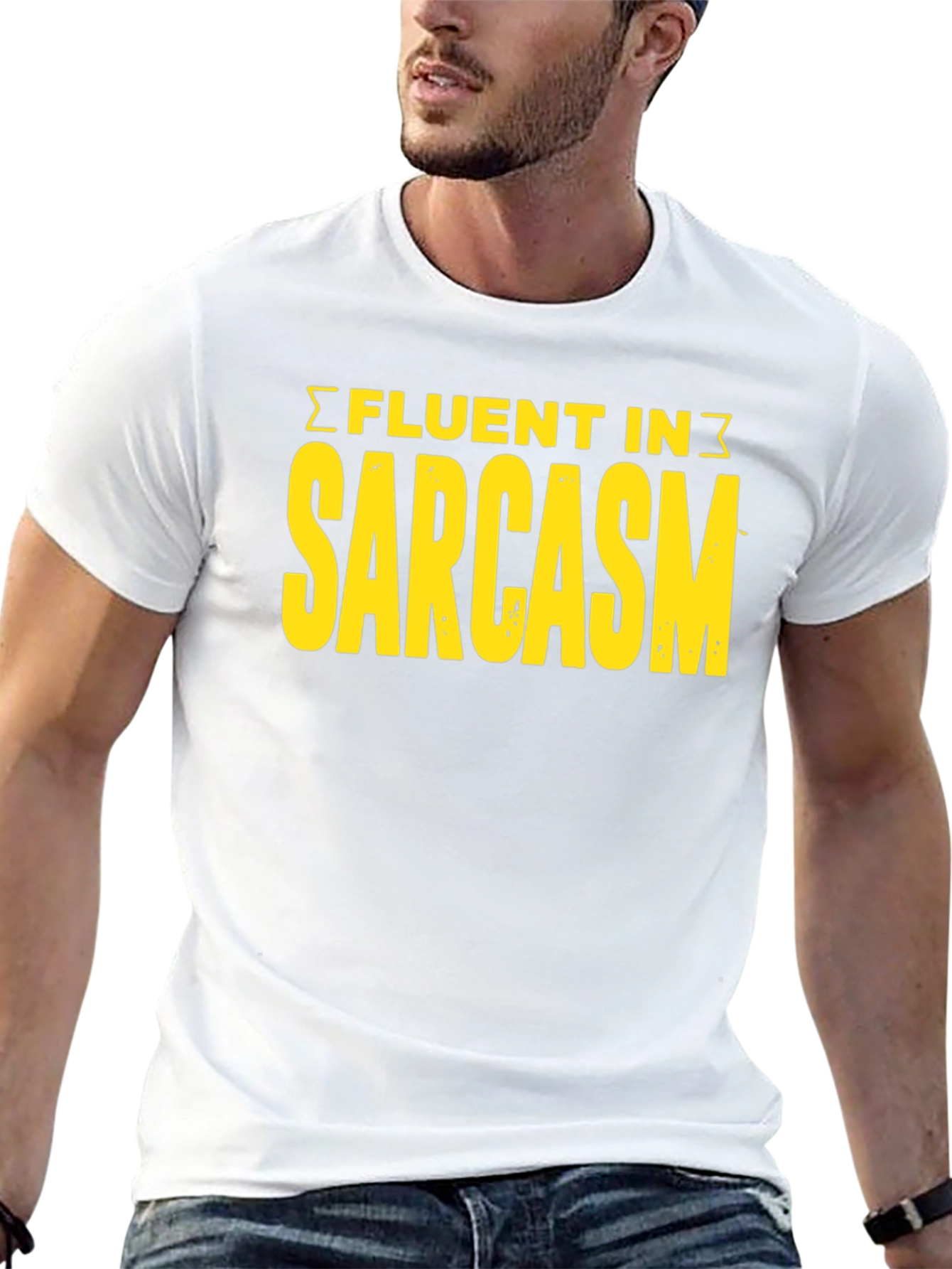 Fluent In Sarcasm Graphic Tee - Black