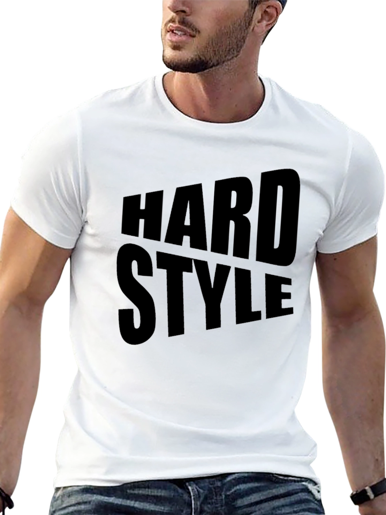 Hard Style Graphic T-Shirt - Bold Black Tee