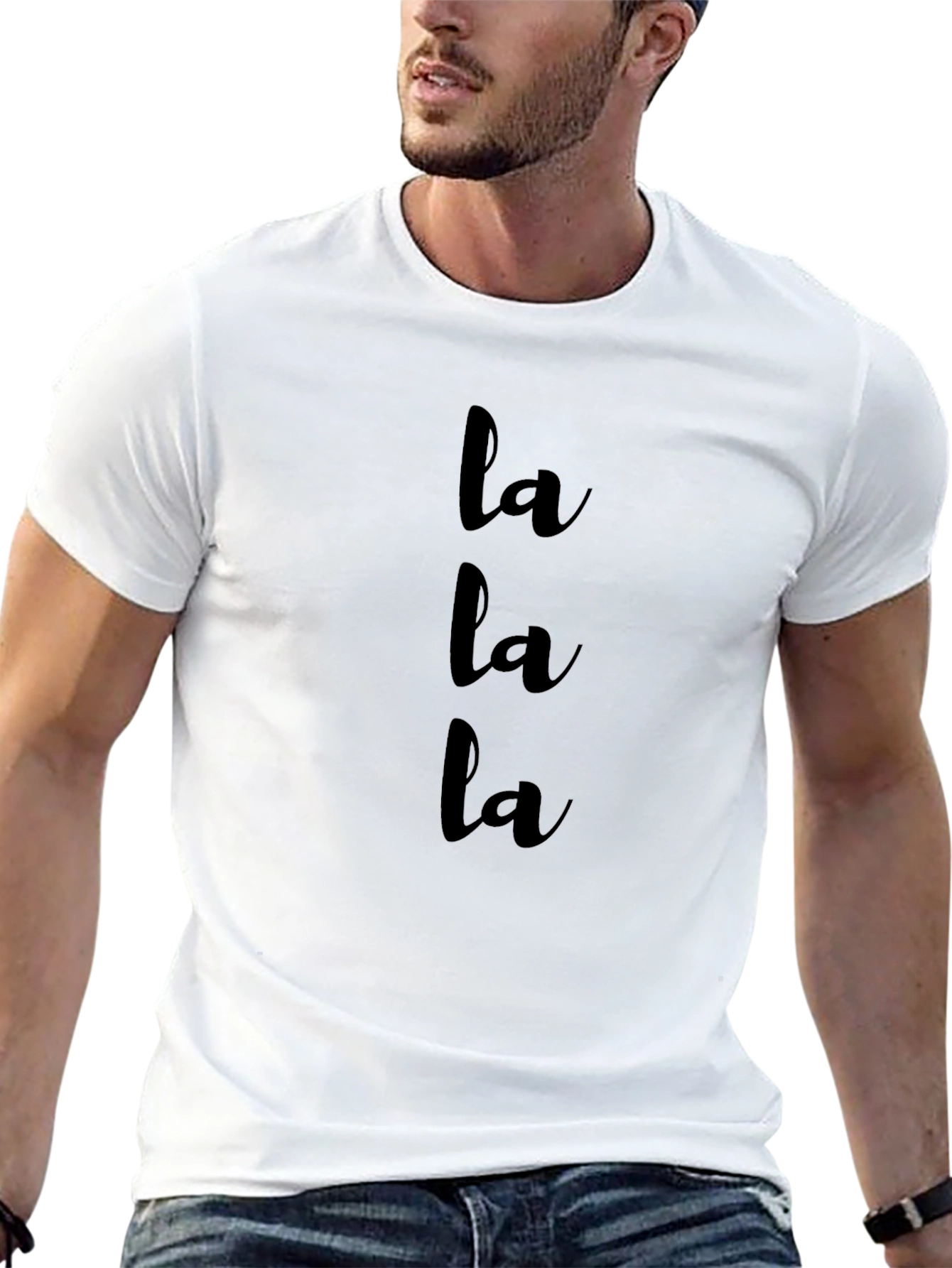 La La La Black T-Shirt