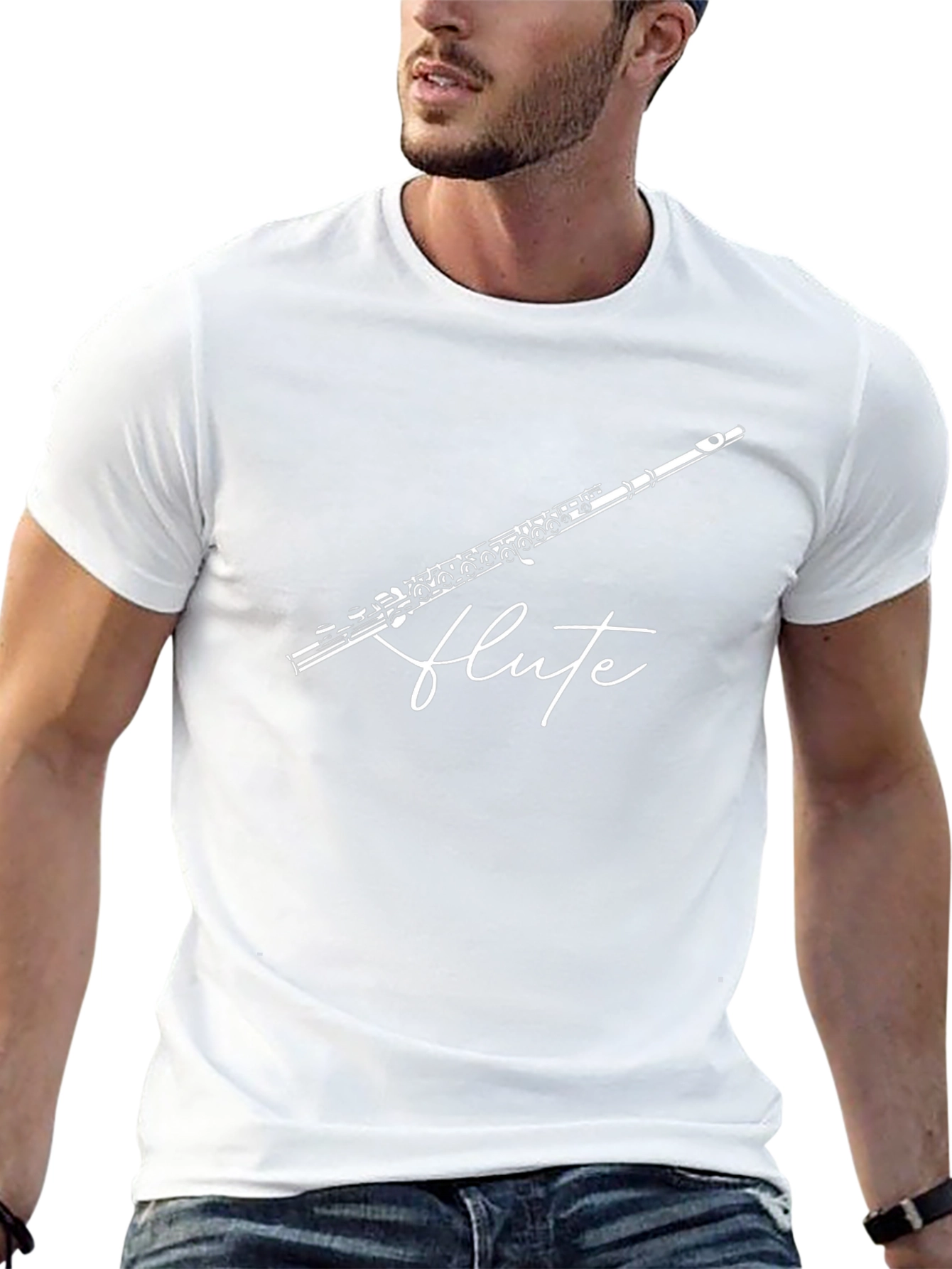 Flute Graphic T-Shirt - Musician Tee