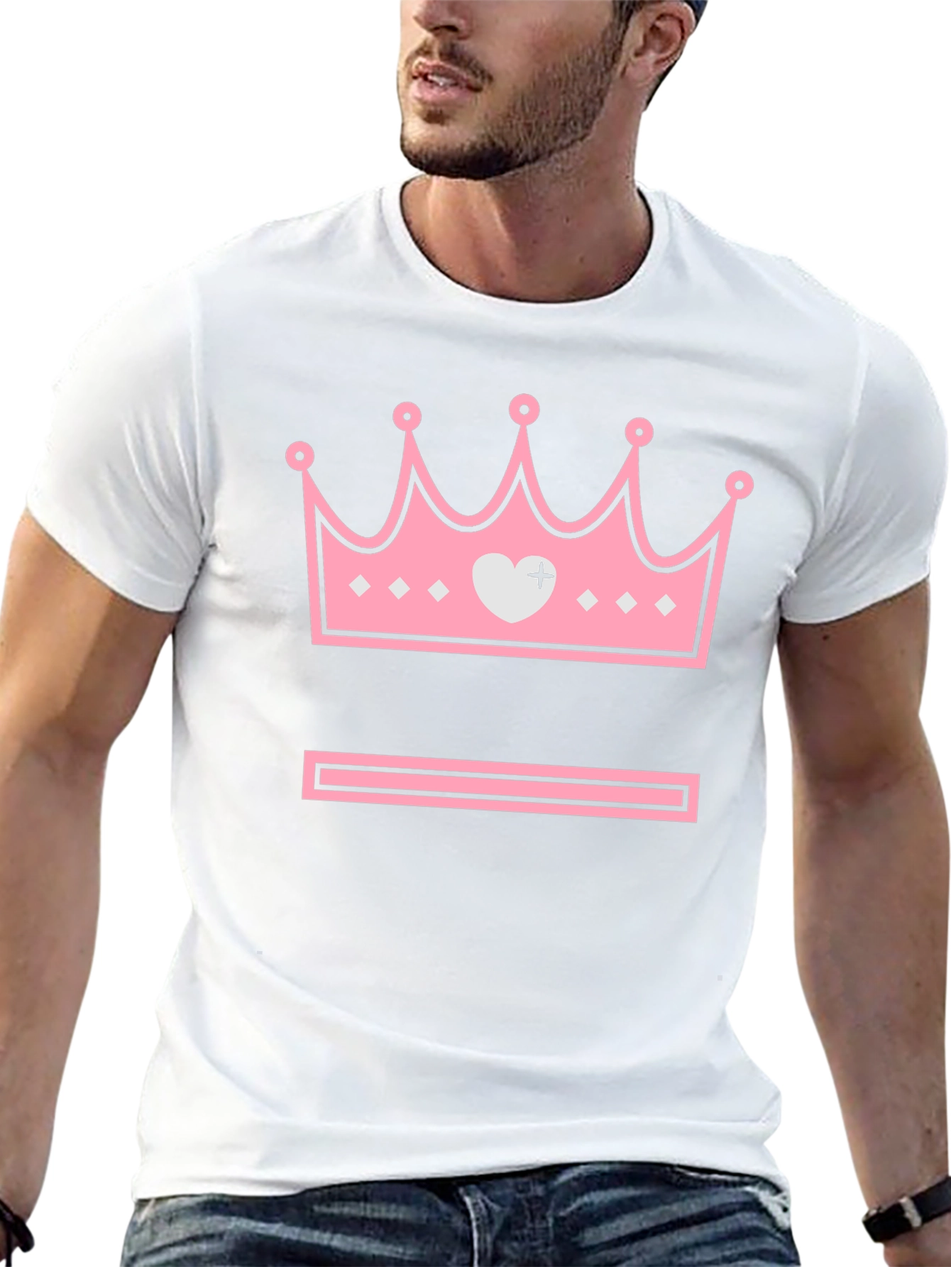 Crown Graphic T-Shirt - Stylish Cotton Tee