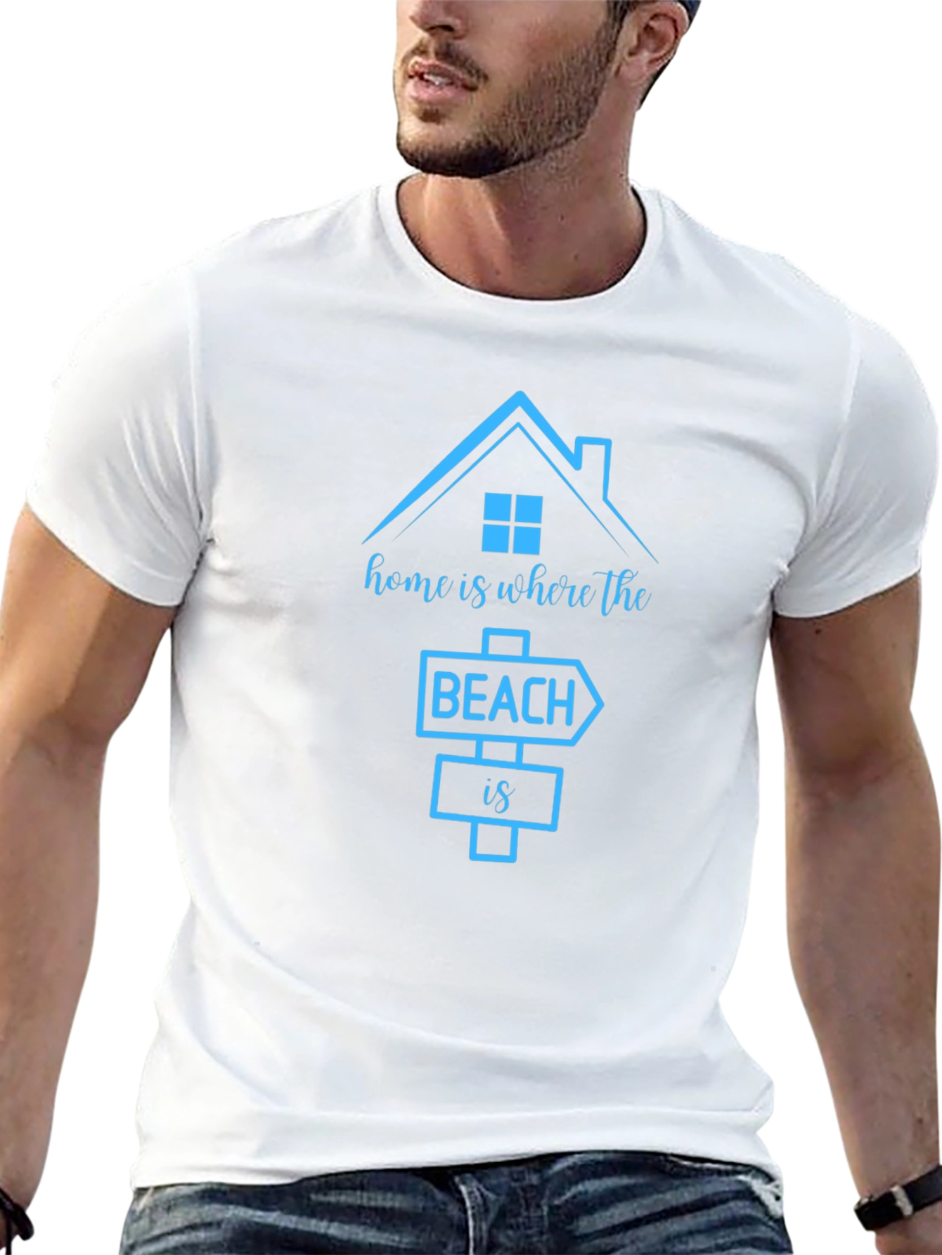 Home Is Where the Beach Is T-Shirt