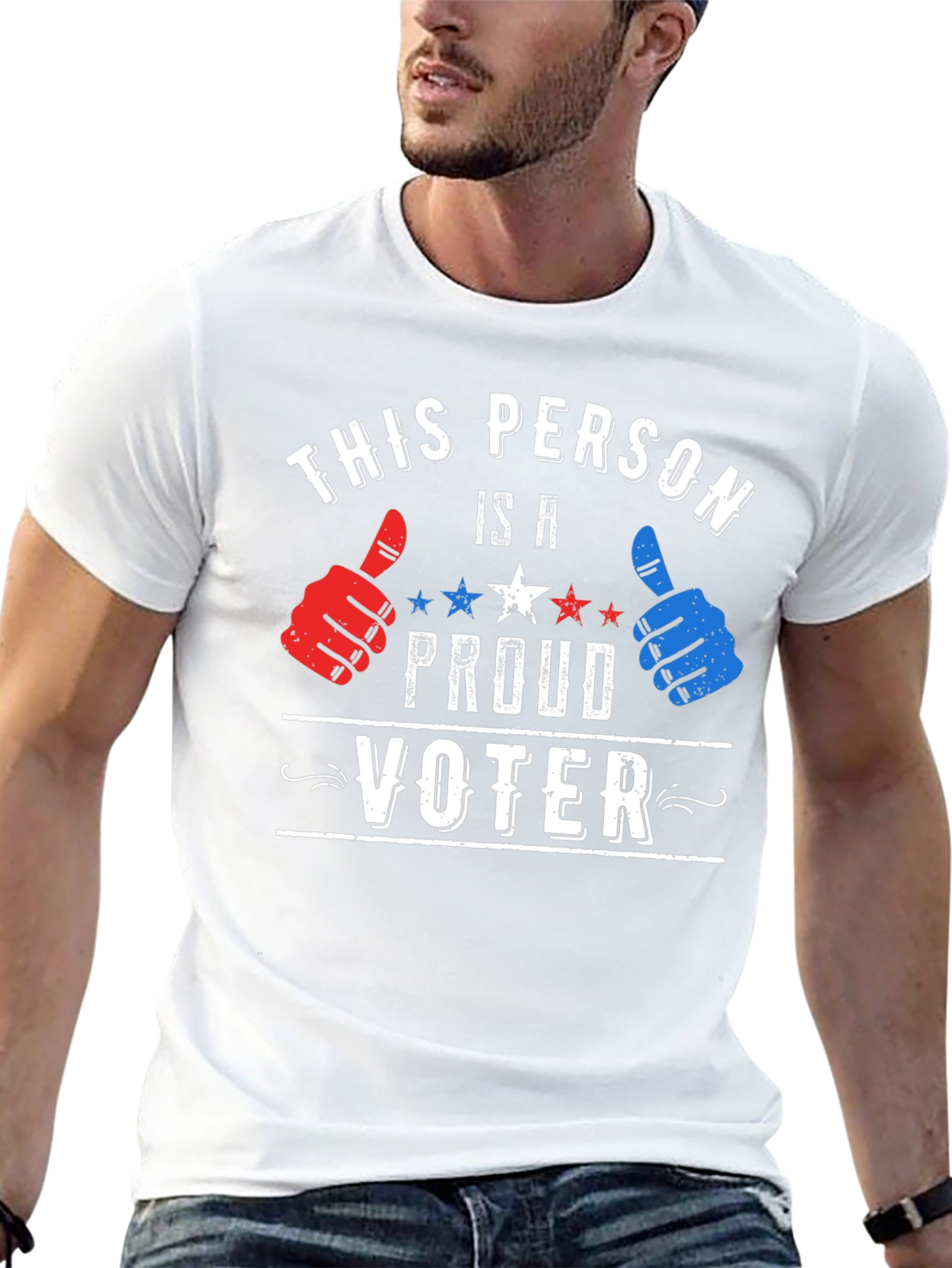 Proud Voter T-Shirt - Patriotic Design