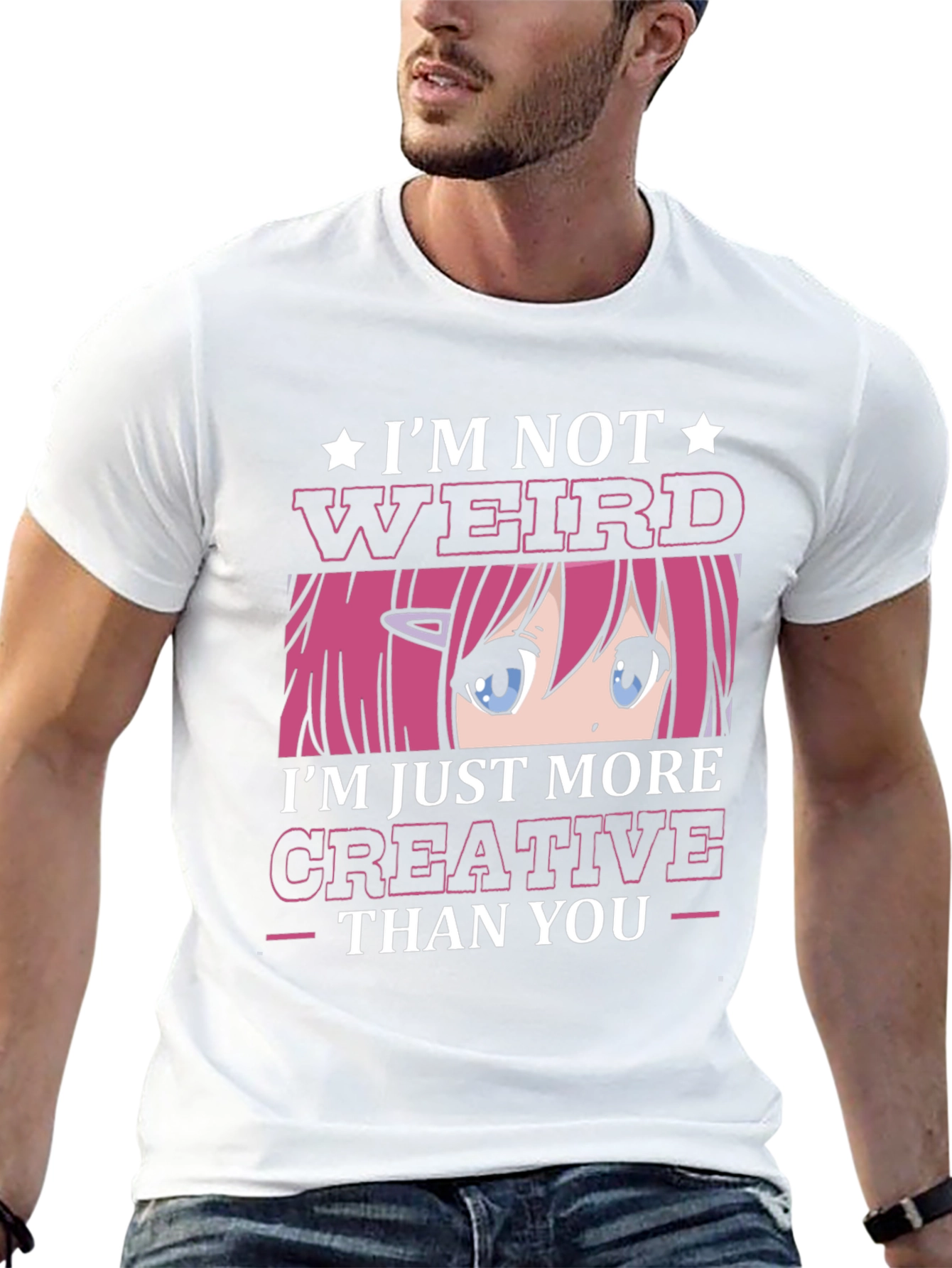 Im Not Weird Creative Anime T-Shirt