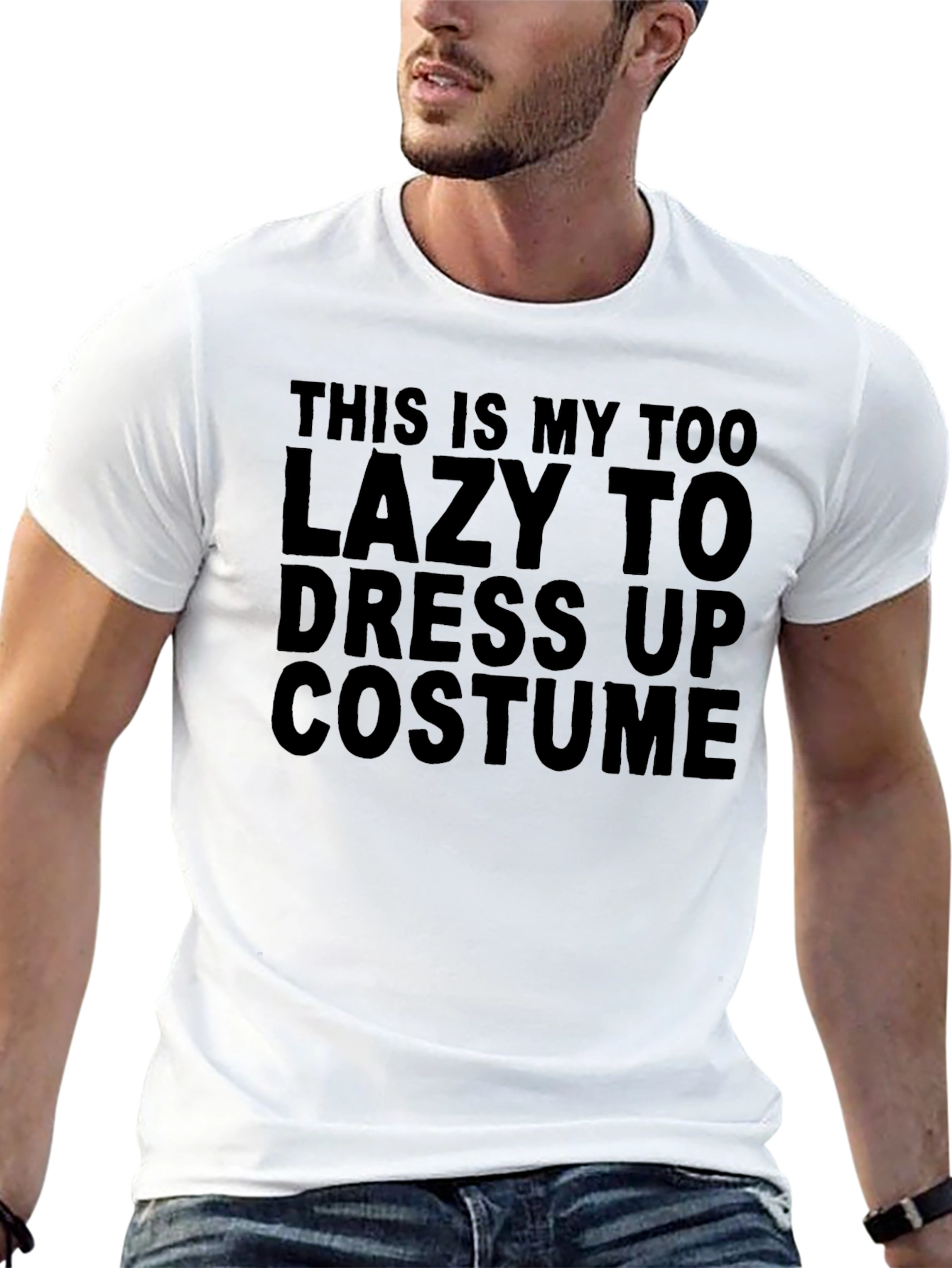 Lazy Costume T-Shirt - Funny Casual Tee