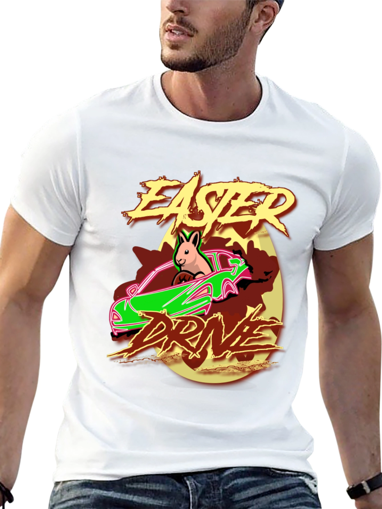 Easter Drive Graphic T-Shirt