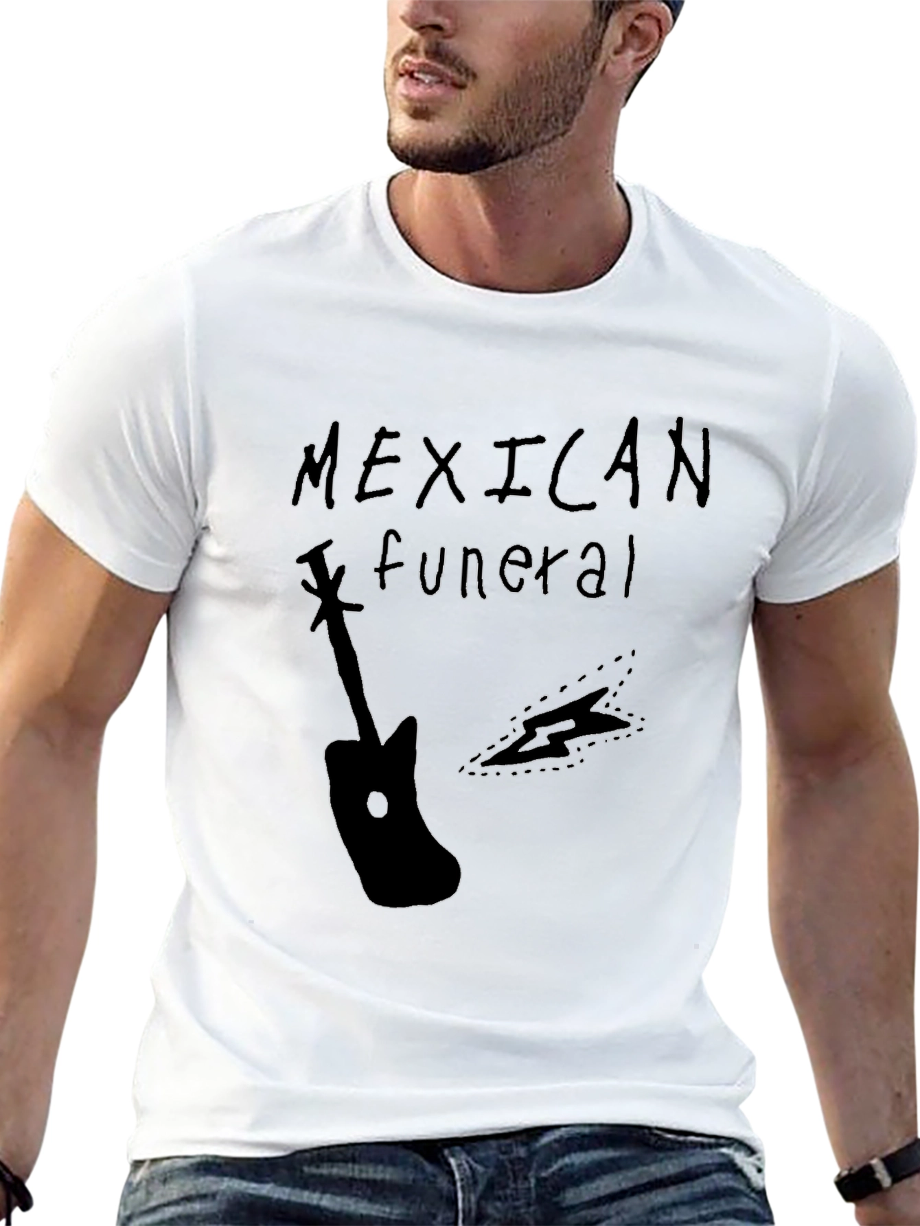 Mexican Funeral Guitar T-Shirt - Graphic Tee