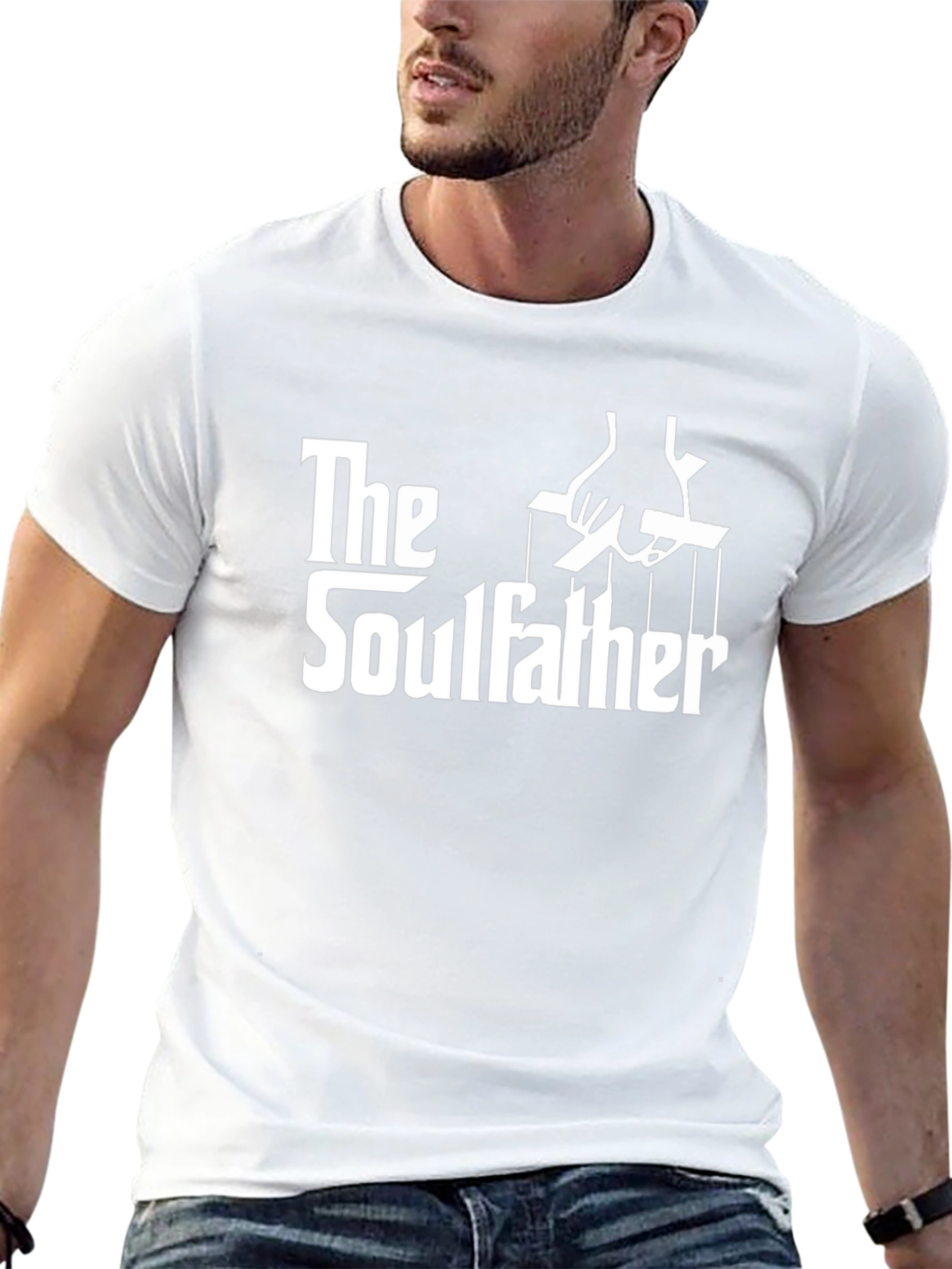The Soulfather Black T-Shirt - Iconic Graphic Tee