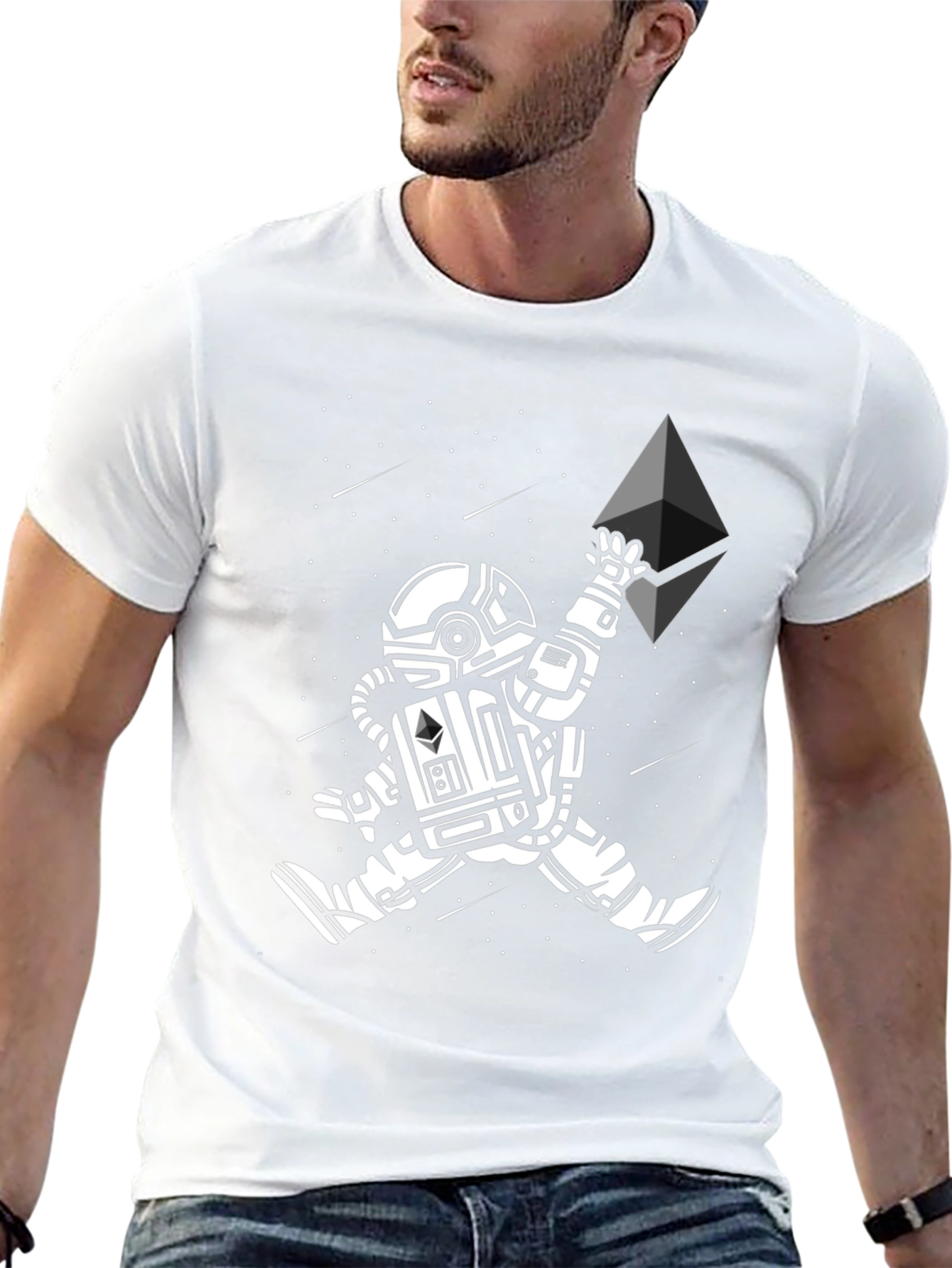 Astronaut Ethereum Graphic Tee