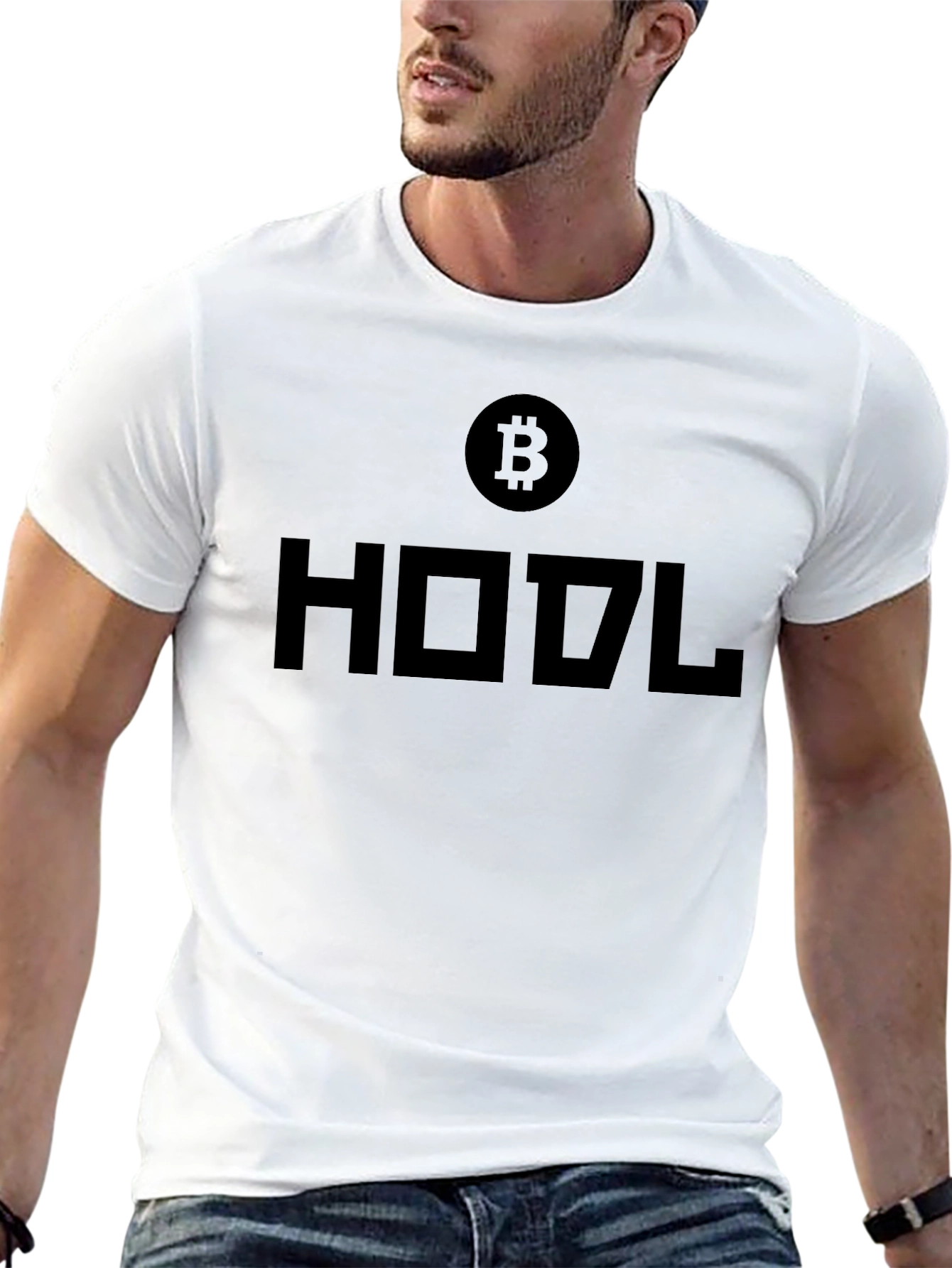 Bitcoin HODL Black T-Shirt Crypto
