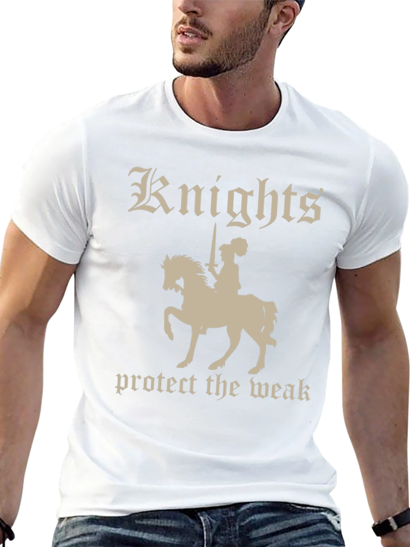 Knights Protect the Weak Graphic T-Shirt