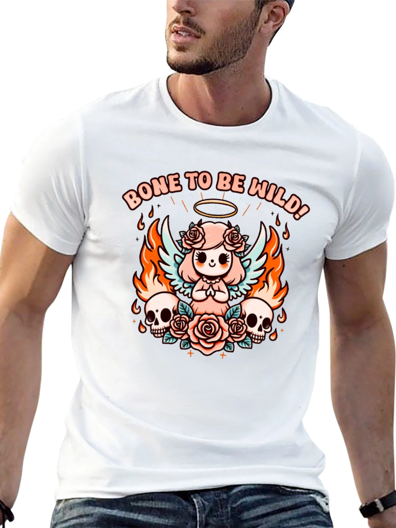 Bone To Be Wild Graphic T-Shirt