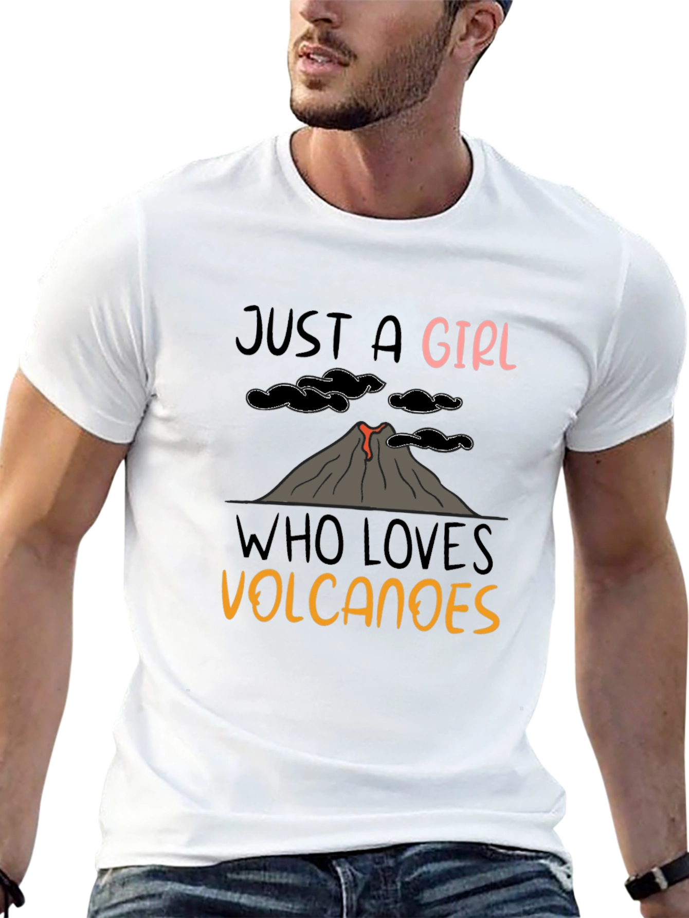 Just A Girl Who Loves Volcanoes T-Shirt