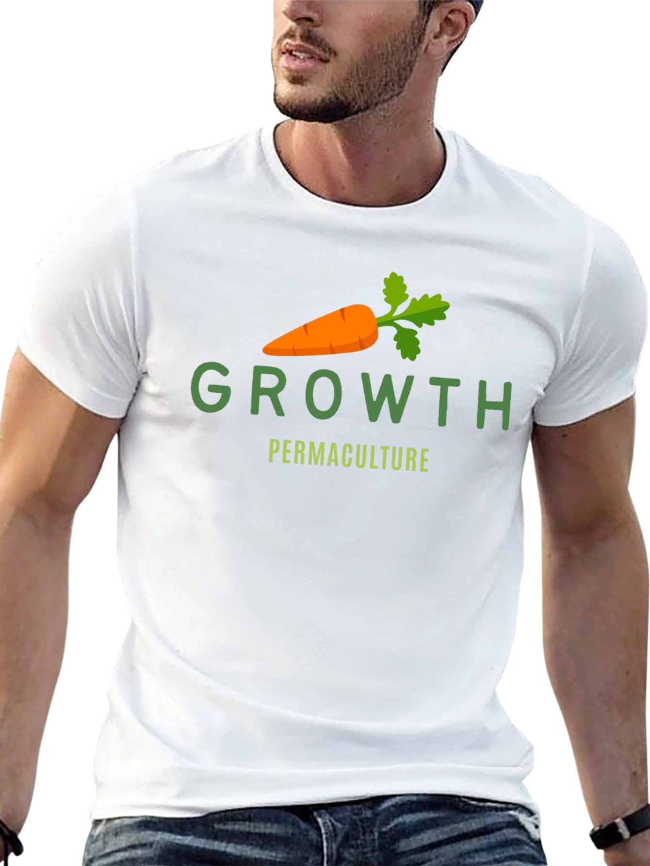 Growth Carrot Graphic Tee - Permaculture Shirt