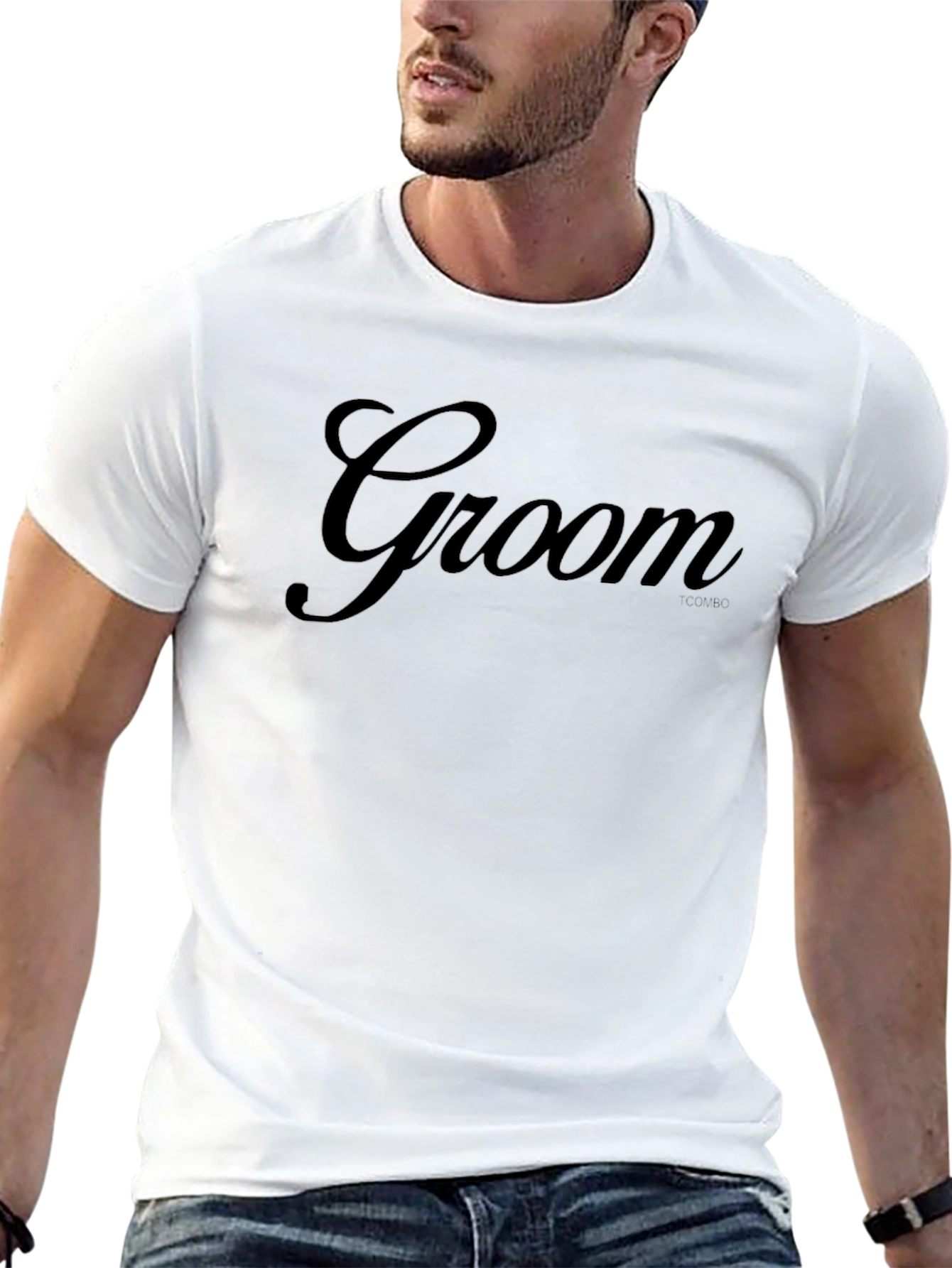 Groom Script T-Shirt - Wedding Day Apparel