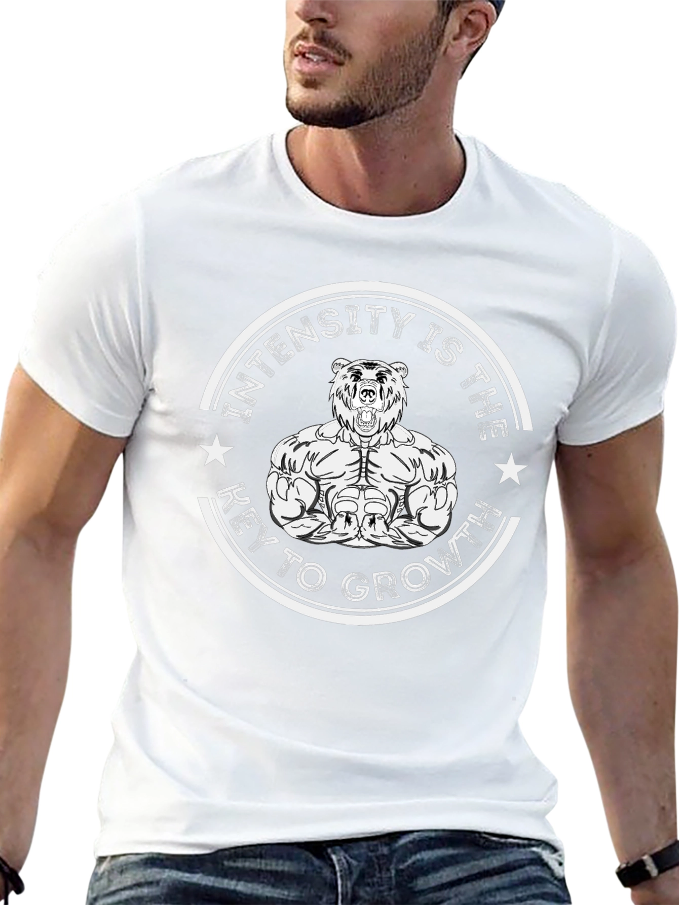 Intensity is the Key to Growth Bear T-Shirt