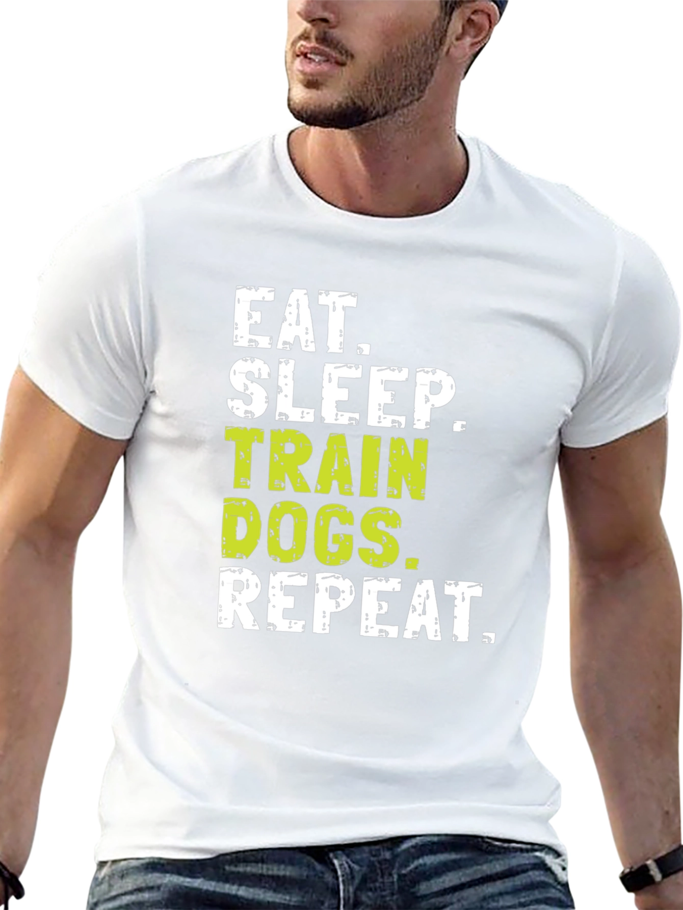 Eat Sleep Train Dogs Repeat T-Shirt